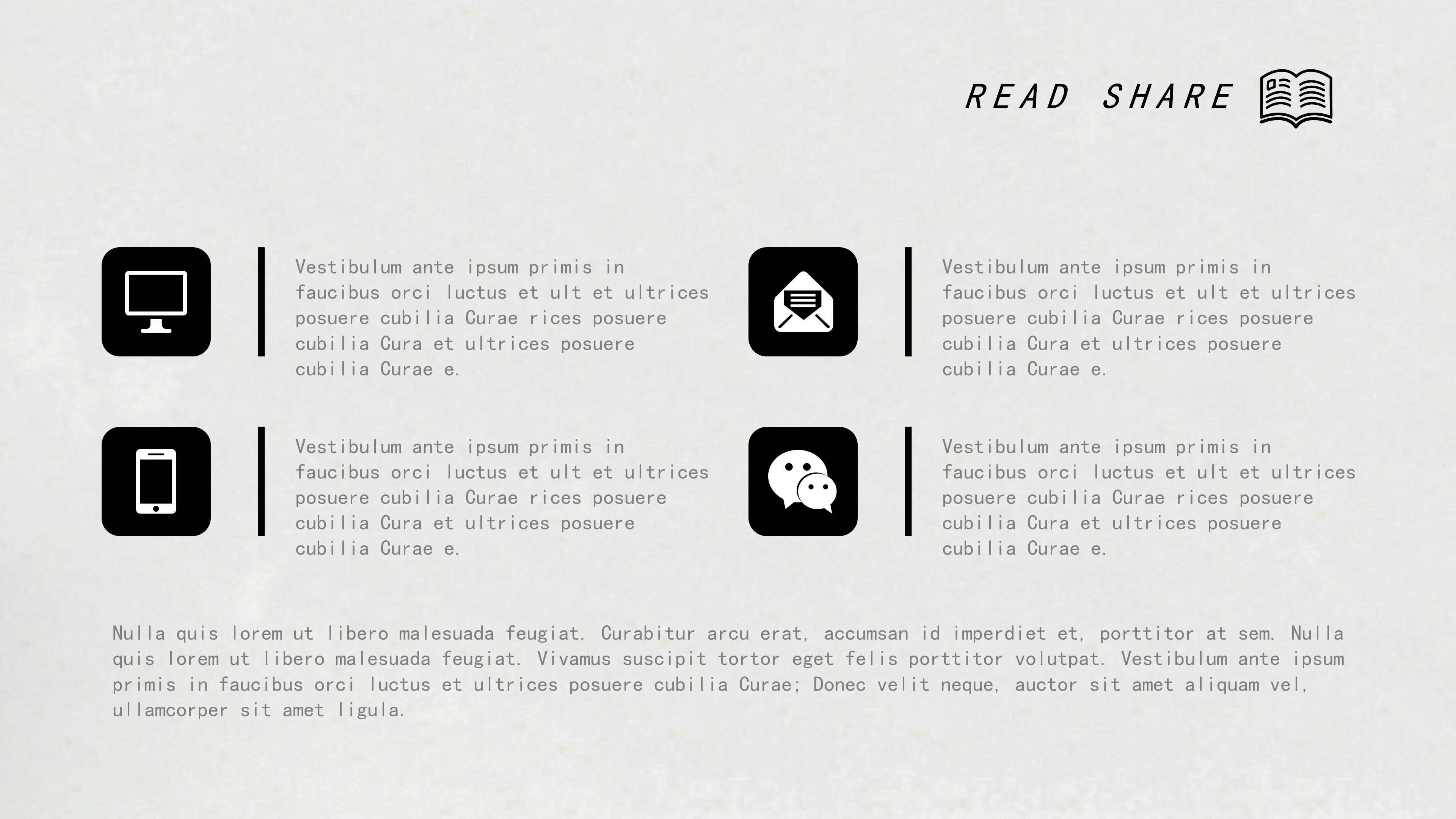 简洁大气实拍书本背景读书分享PPT模板