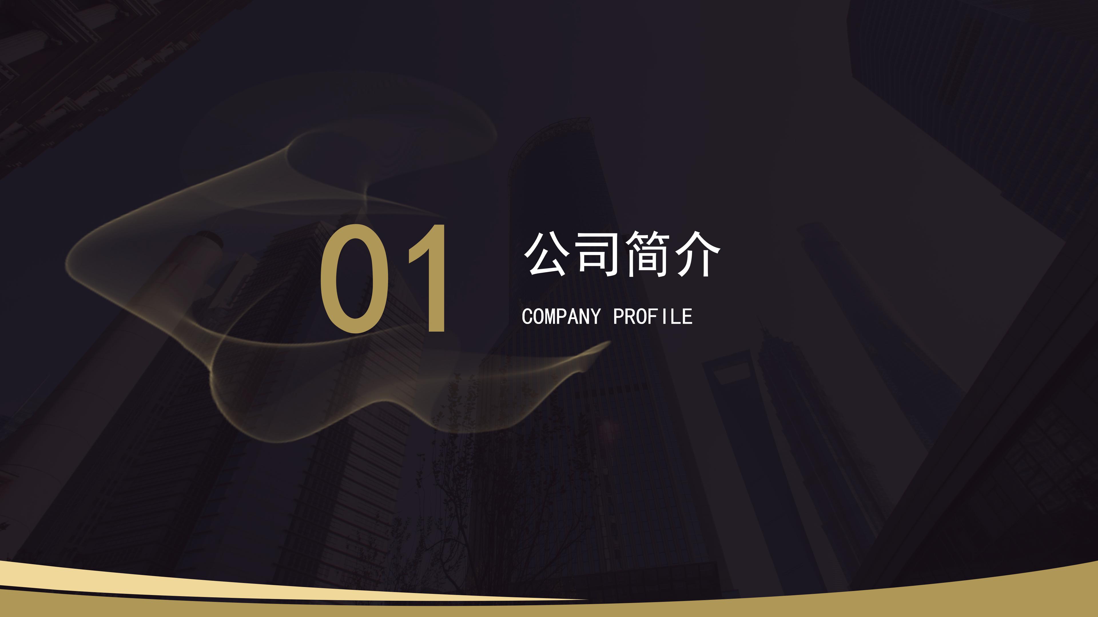 高端隆重极简黑金主题企业文化培训PPT模板
