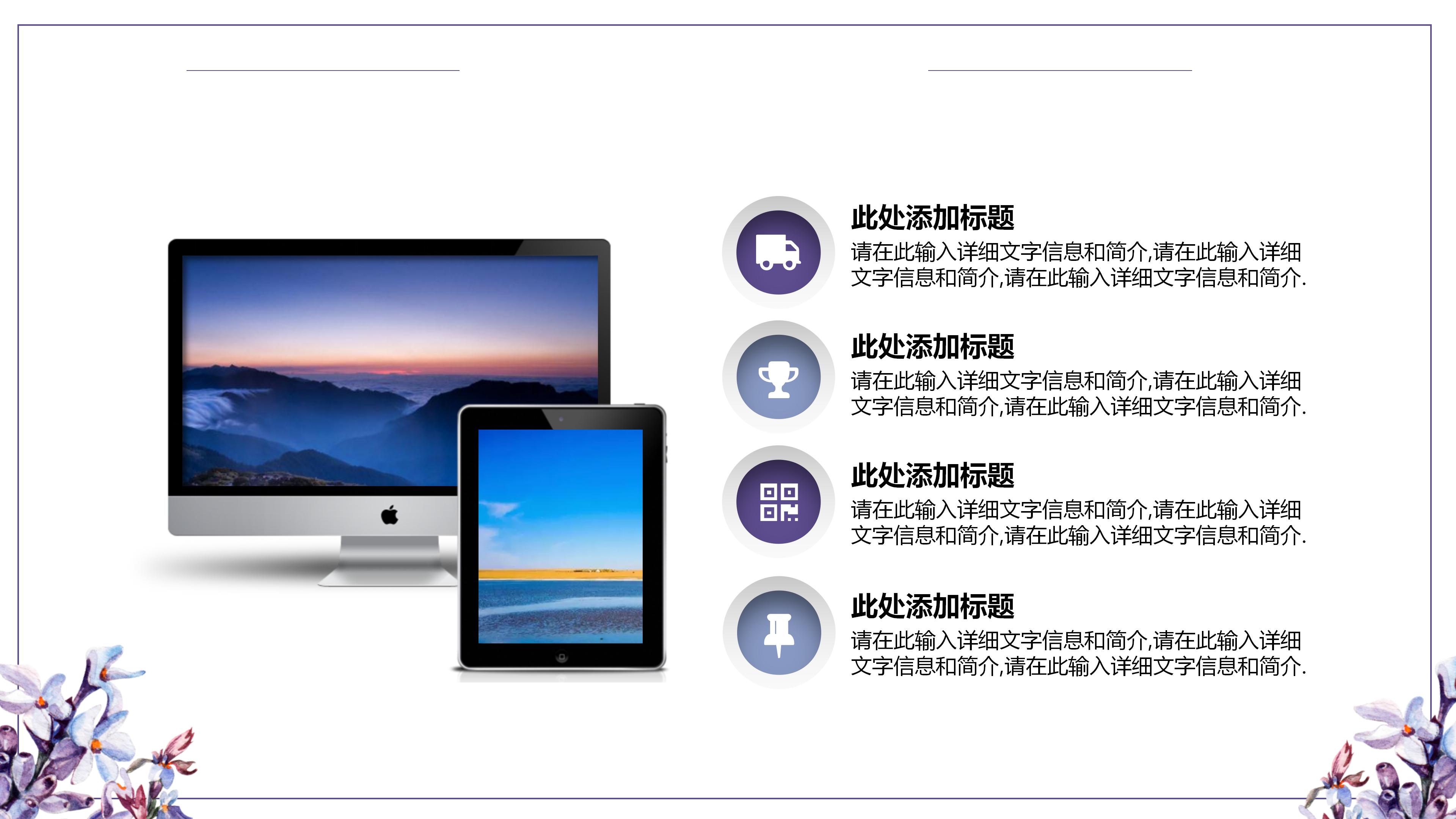 互联网会计项目介绍ppt模板