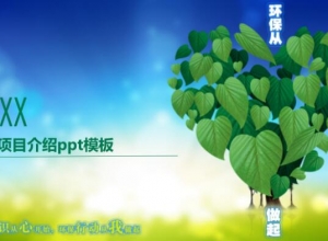 社区项目介绍ppt模板