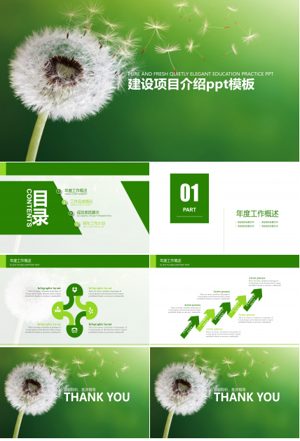 建设项目介绍ppt模板