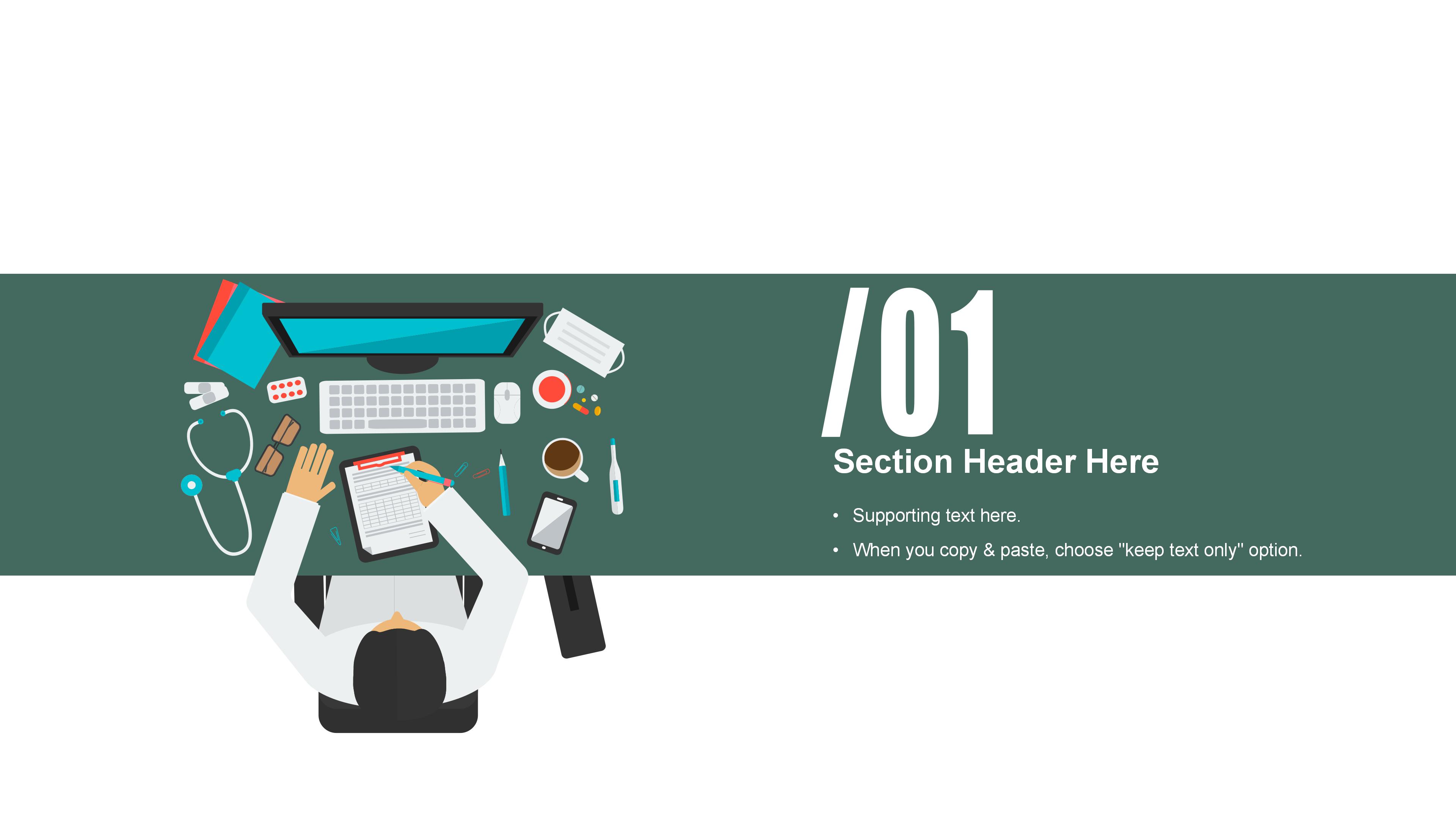 时尚现代矢量扁平风公司商务工作汇报PPT模板