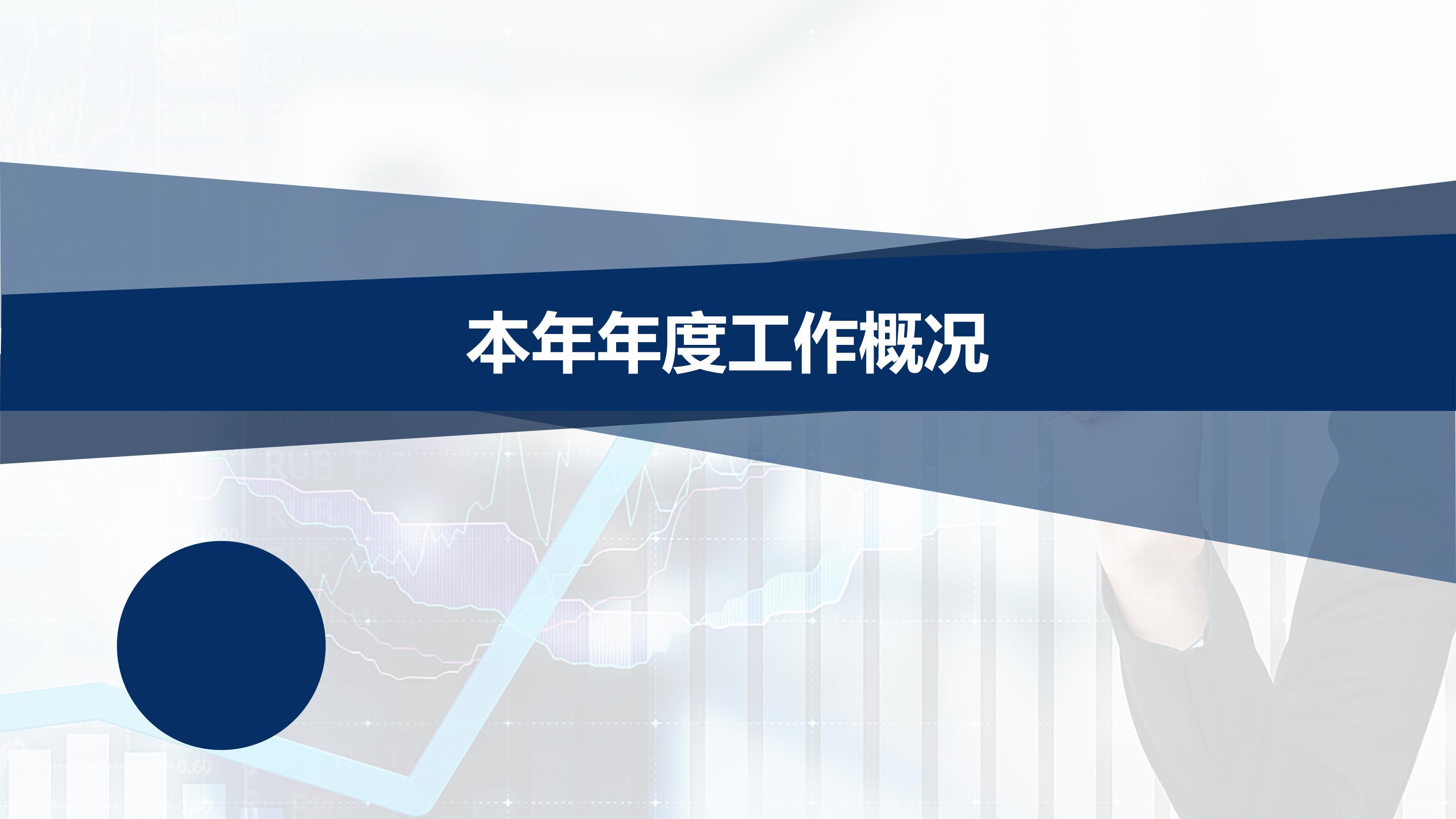 时尚大气科技图表背景公司财务分析报告PPT模板