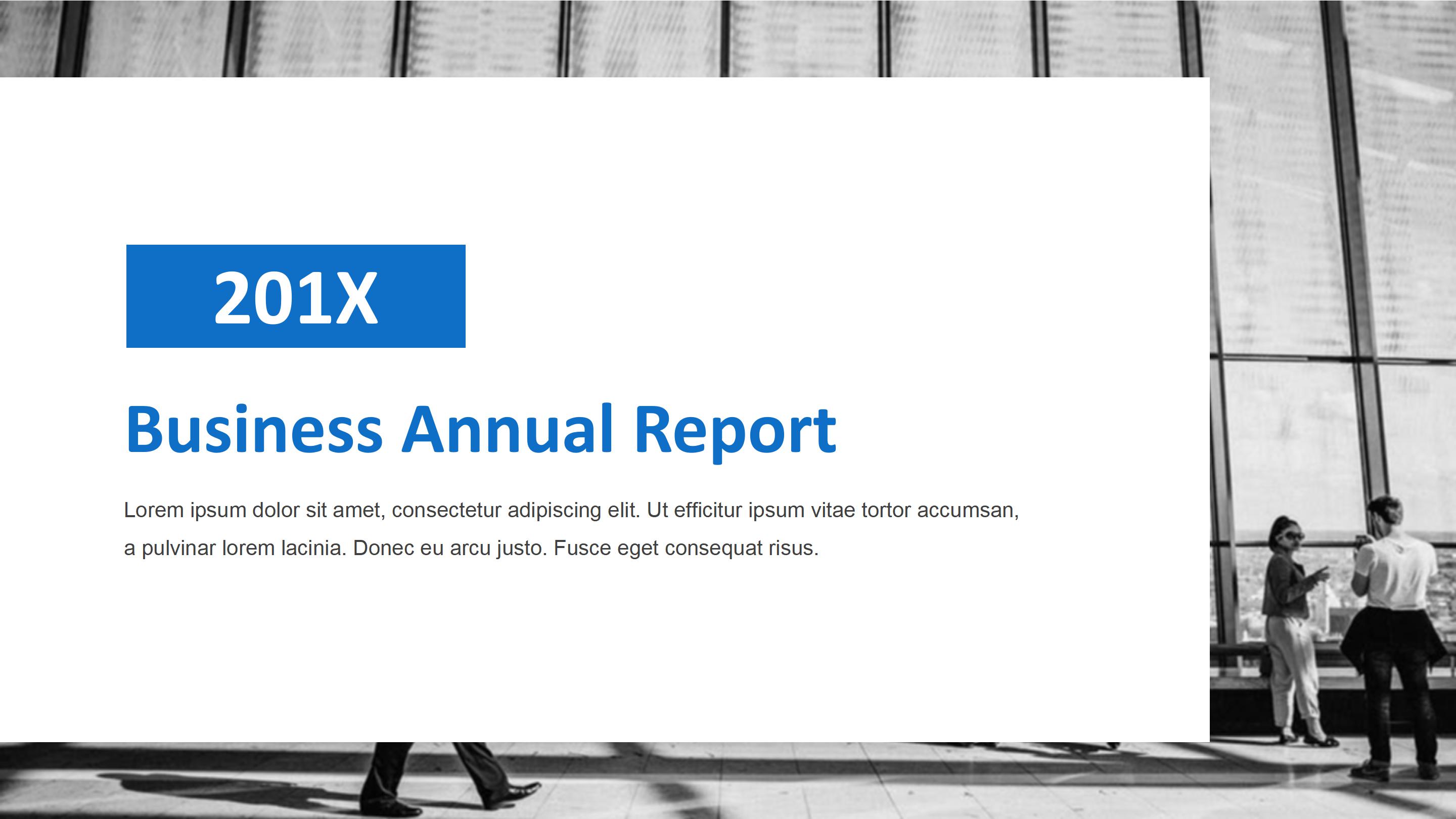 时尚简洁欧美风公司商务工作汇报PPT模板