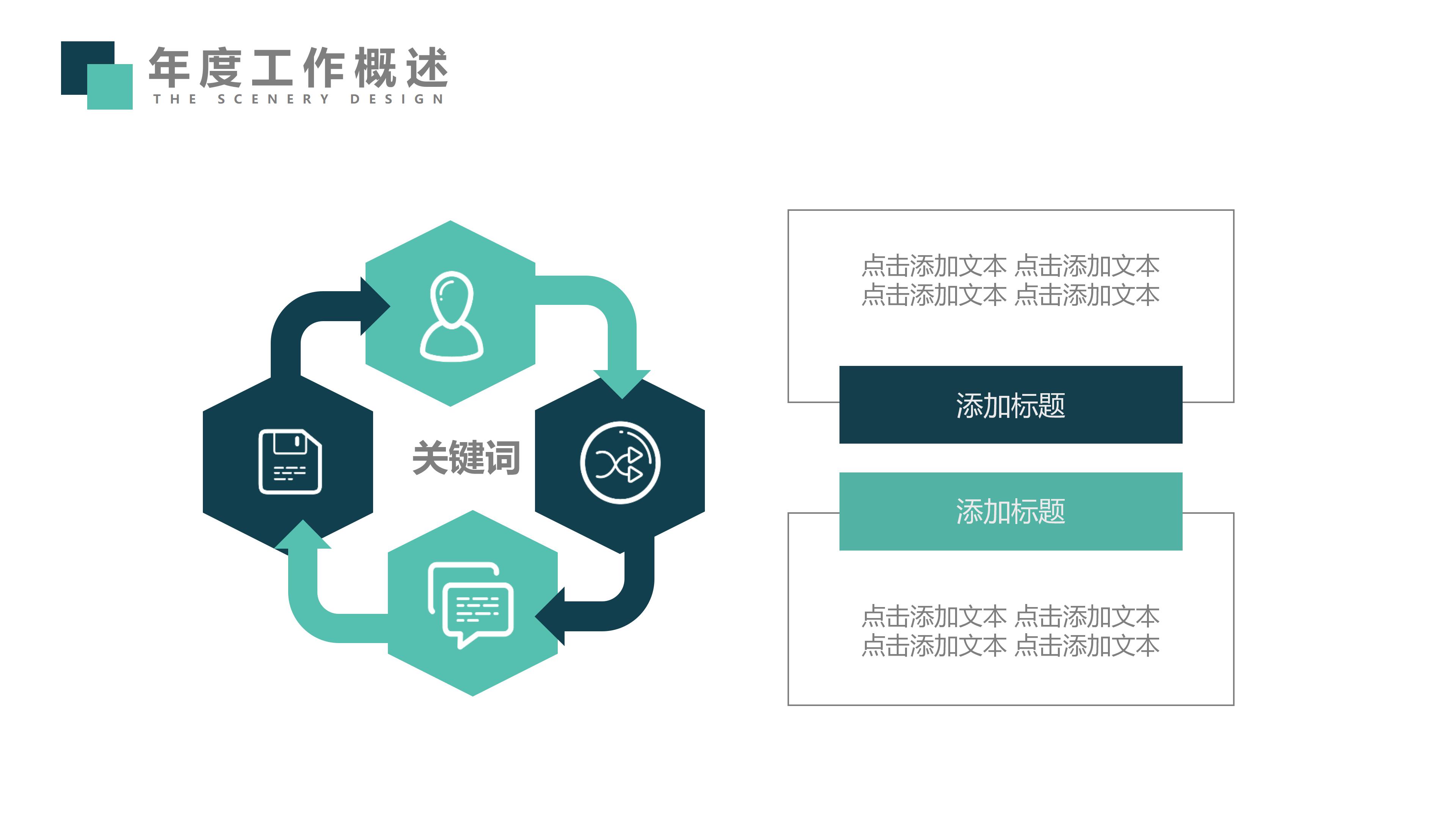 现代时尚科技电路背景公司工作总结PPT模板