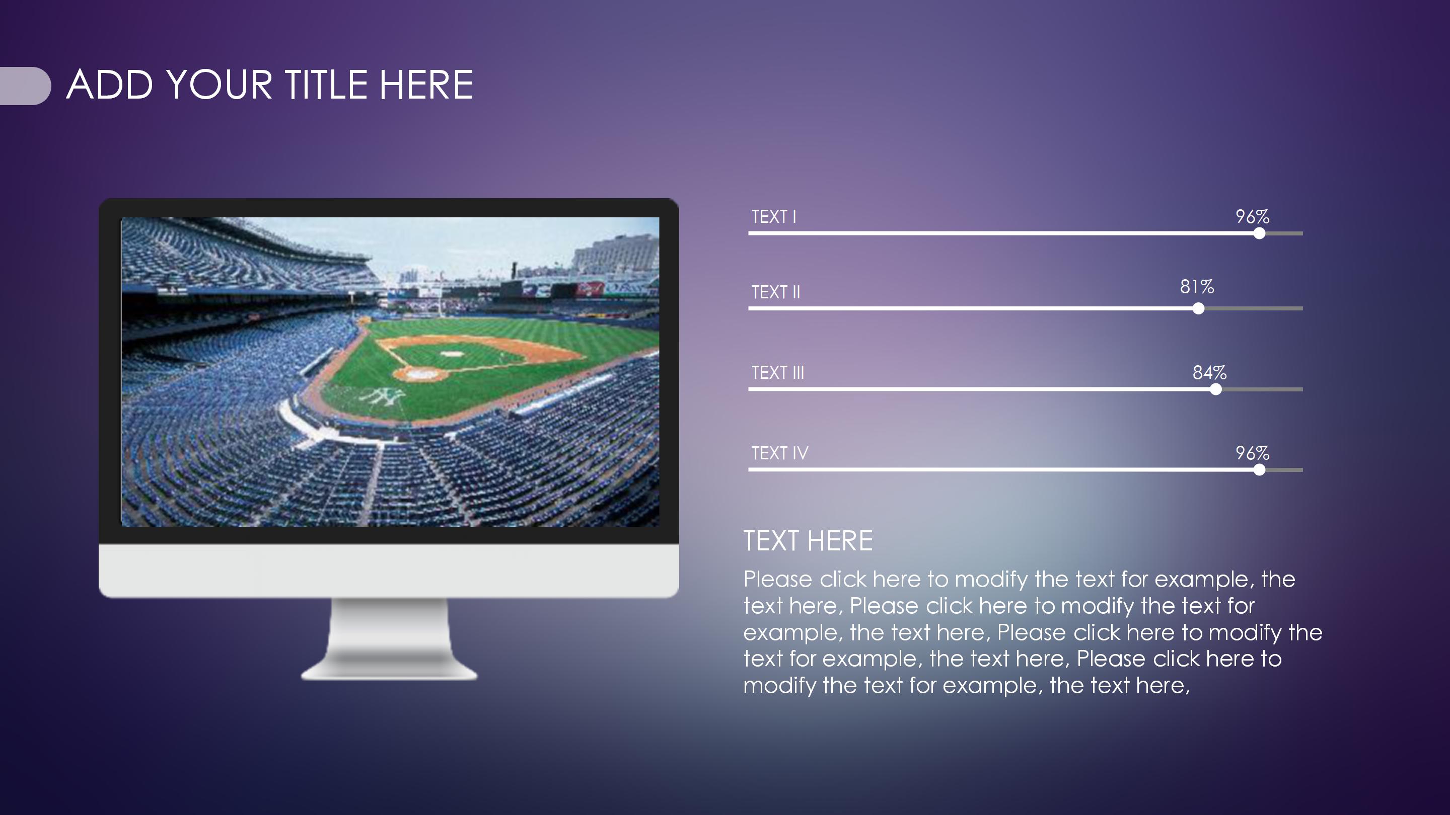 创意时尚朦胧科技感欧美风商务通用PPT模板