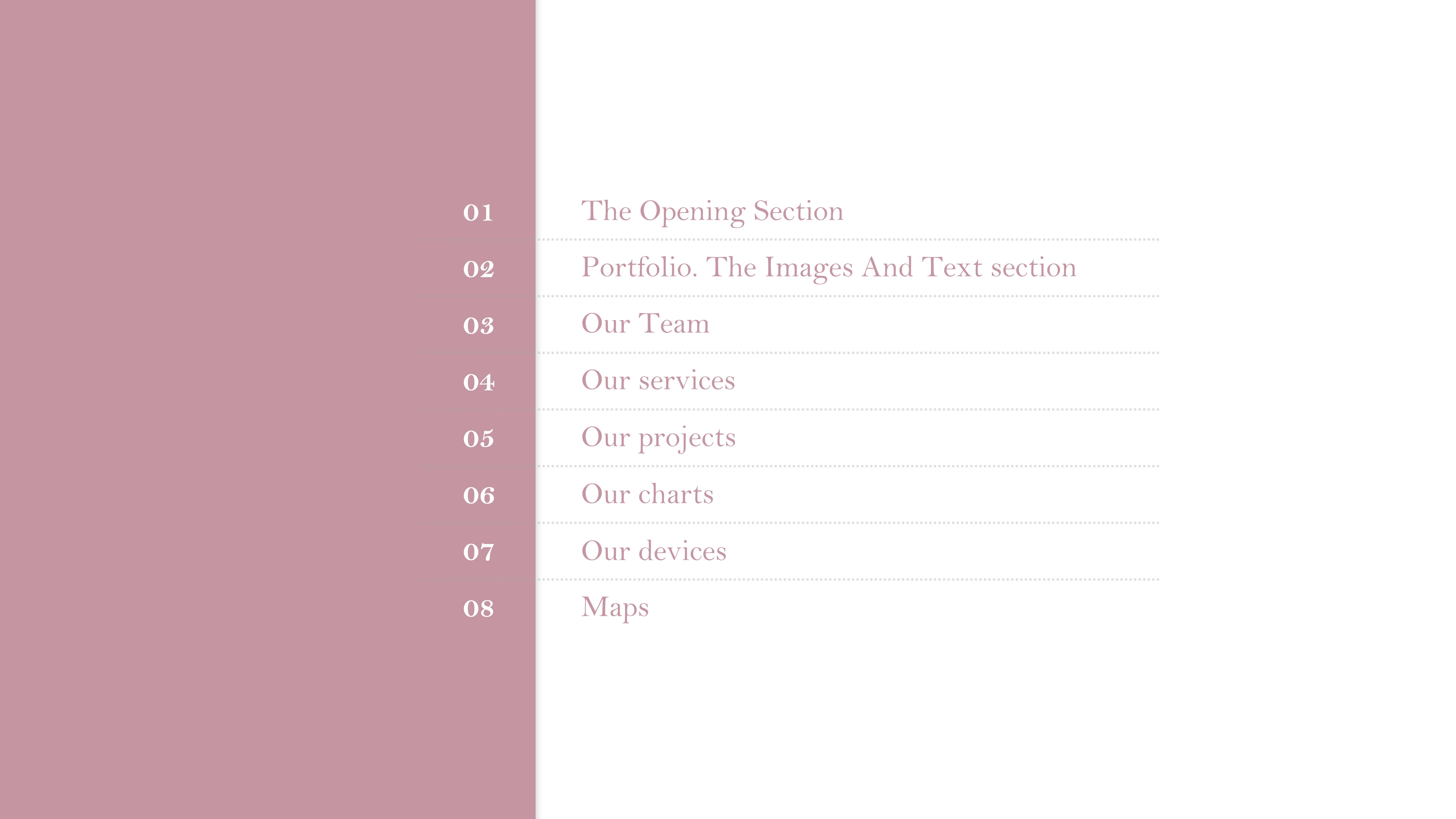 现代时尚极简欧美风企业商务通用PPT模板