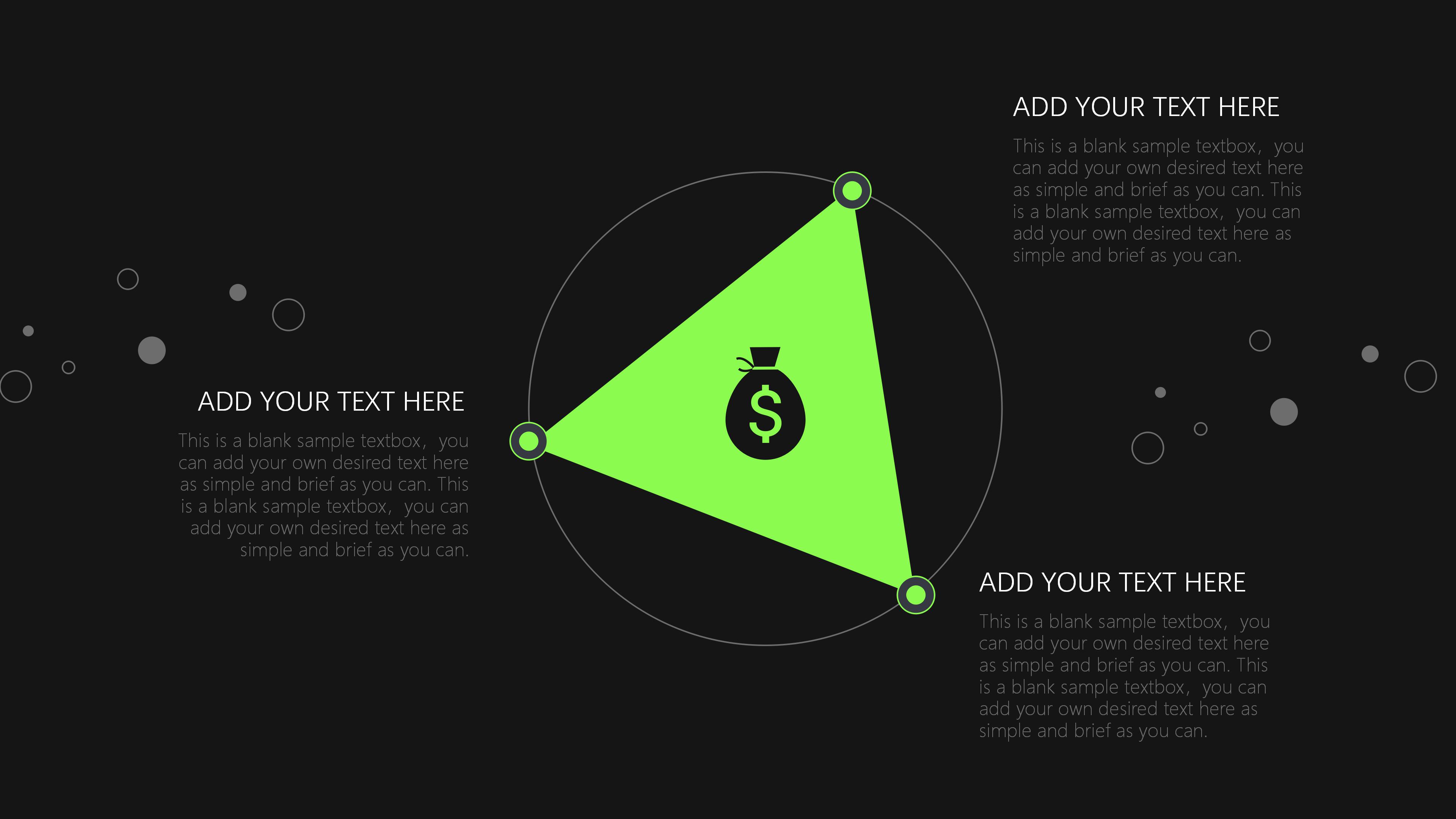 简约创意荧光绿背景公司工作汇报PPT模板