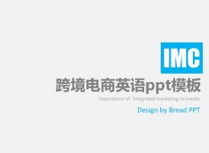 跨境电商英语ppt模板