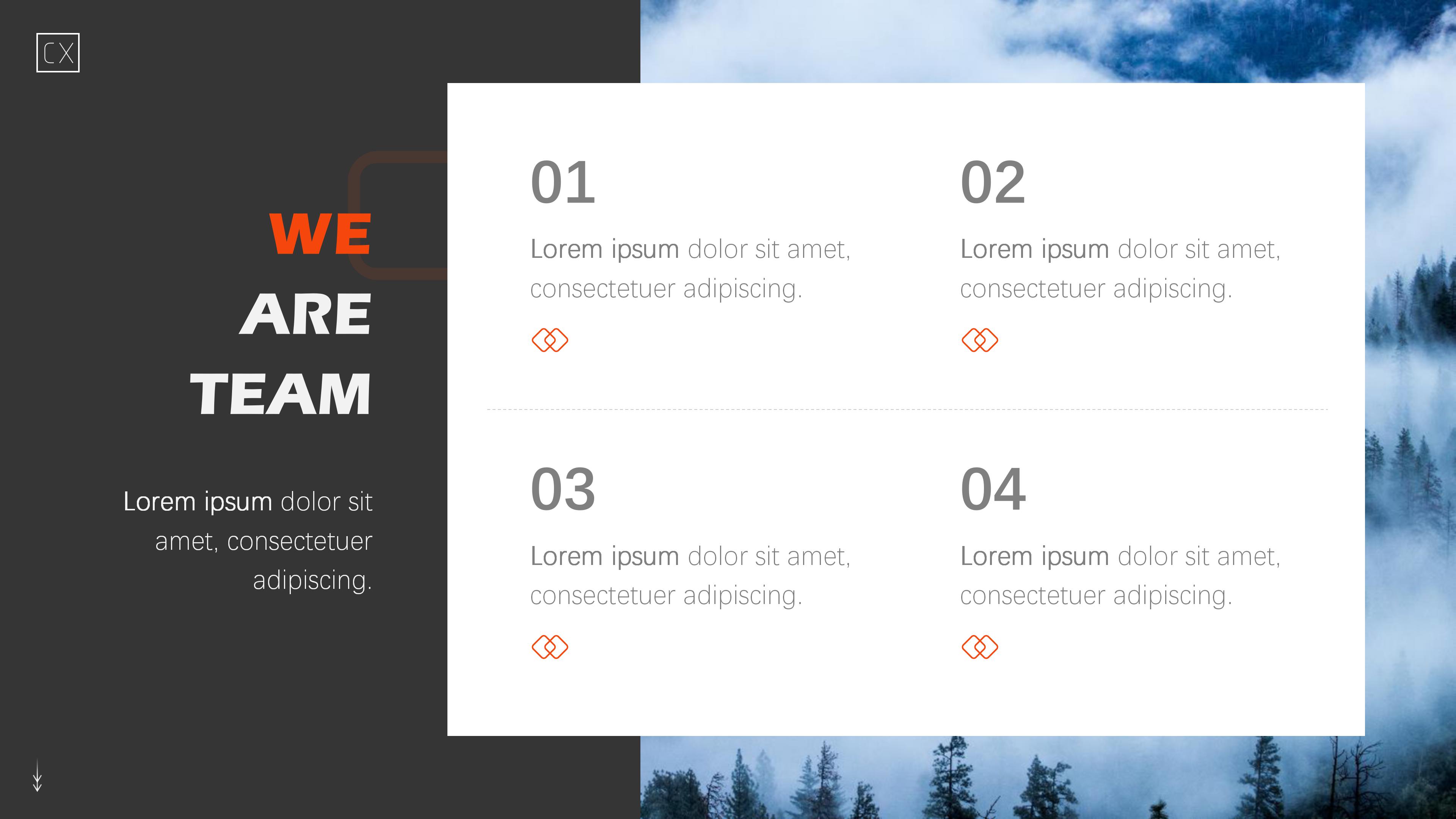 创意时尚几何图形杂志风商务通用PPT模板