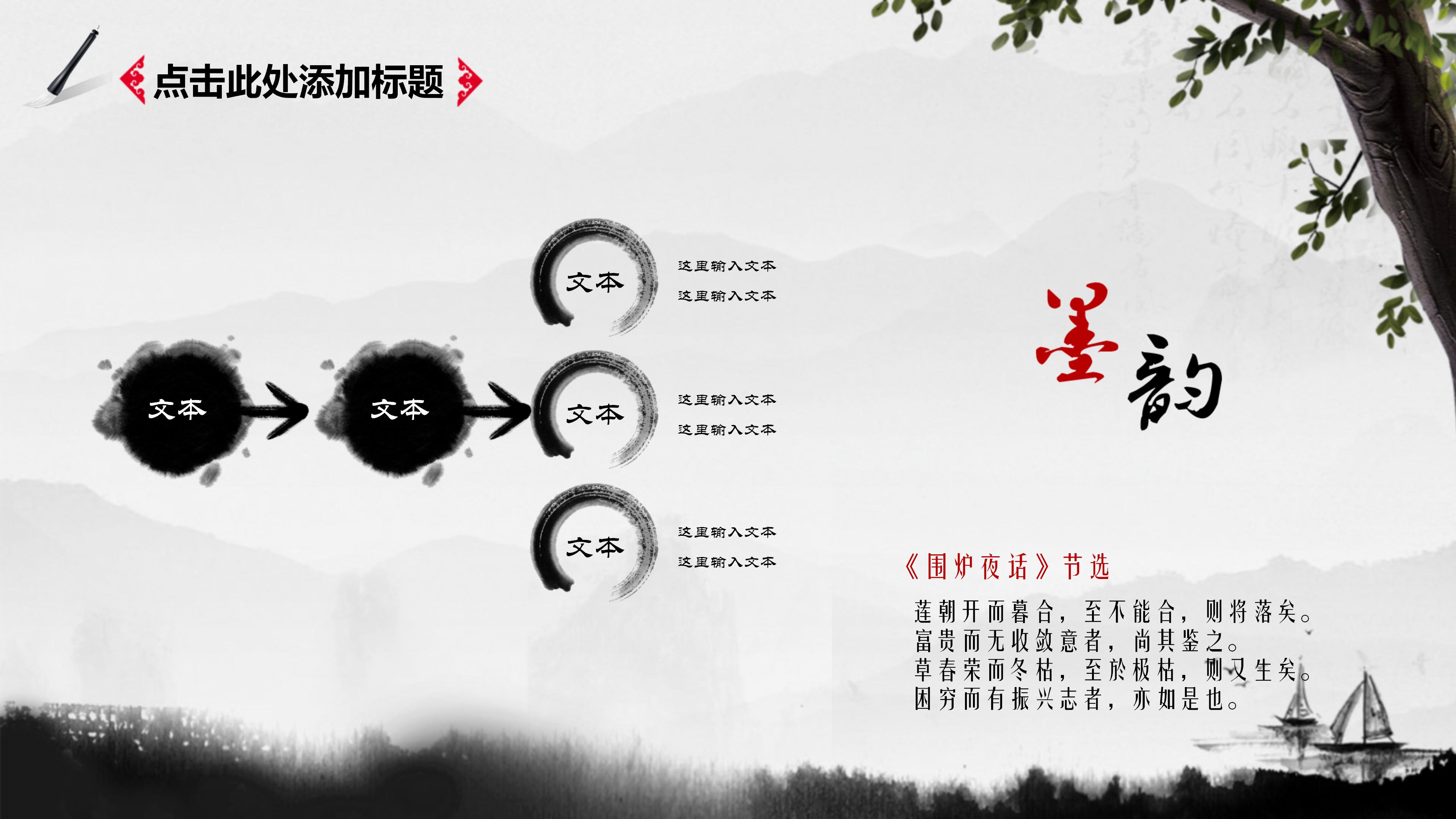 中华经典传统文化ppt模板