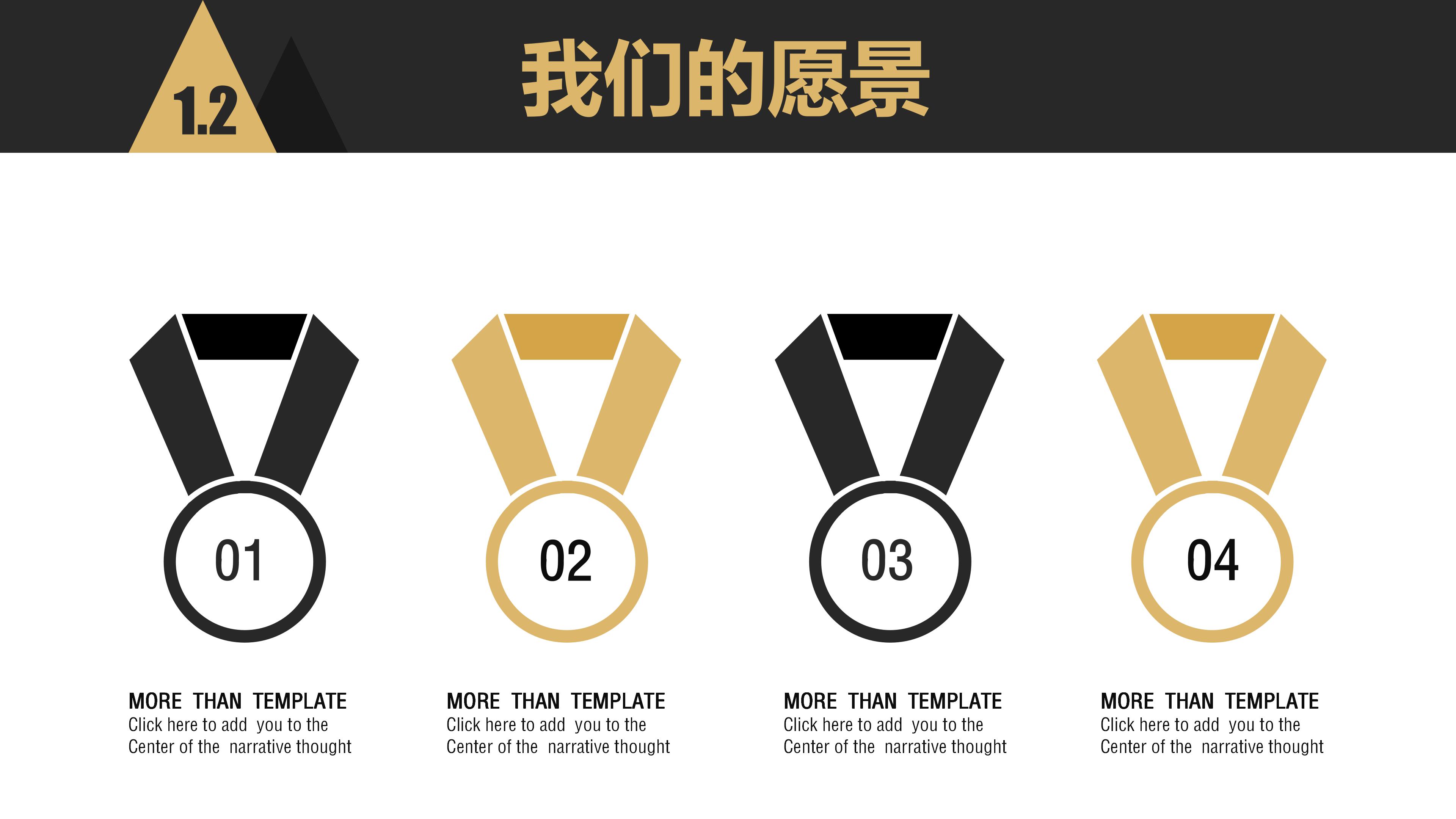 高端华丽黑金几何风公司商业计划书PPT模板