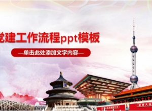 党建工作流程ppt模板