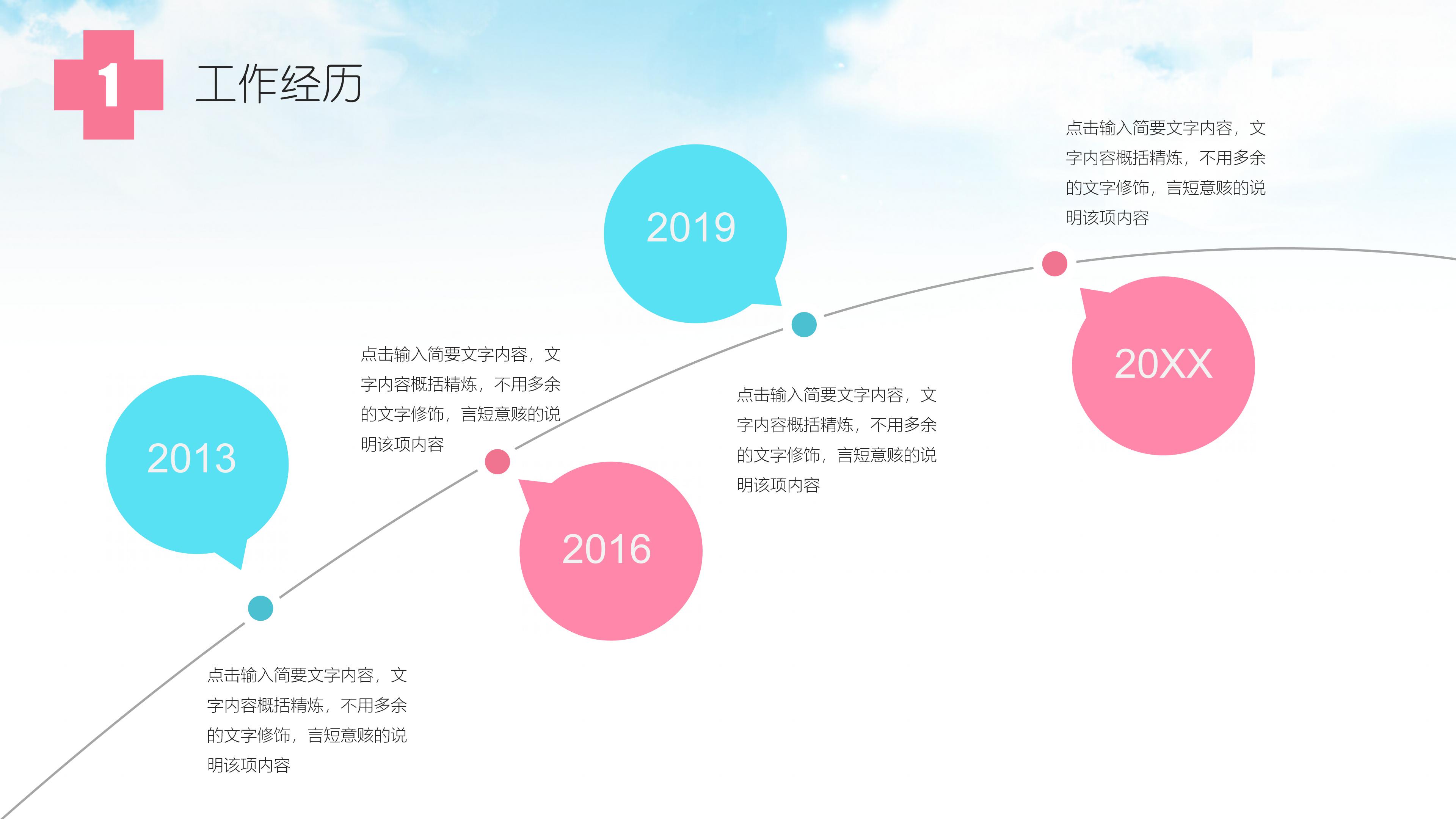 大学生就业个人简历ppt模板