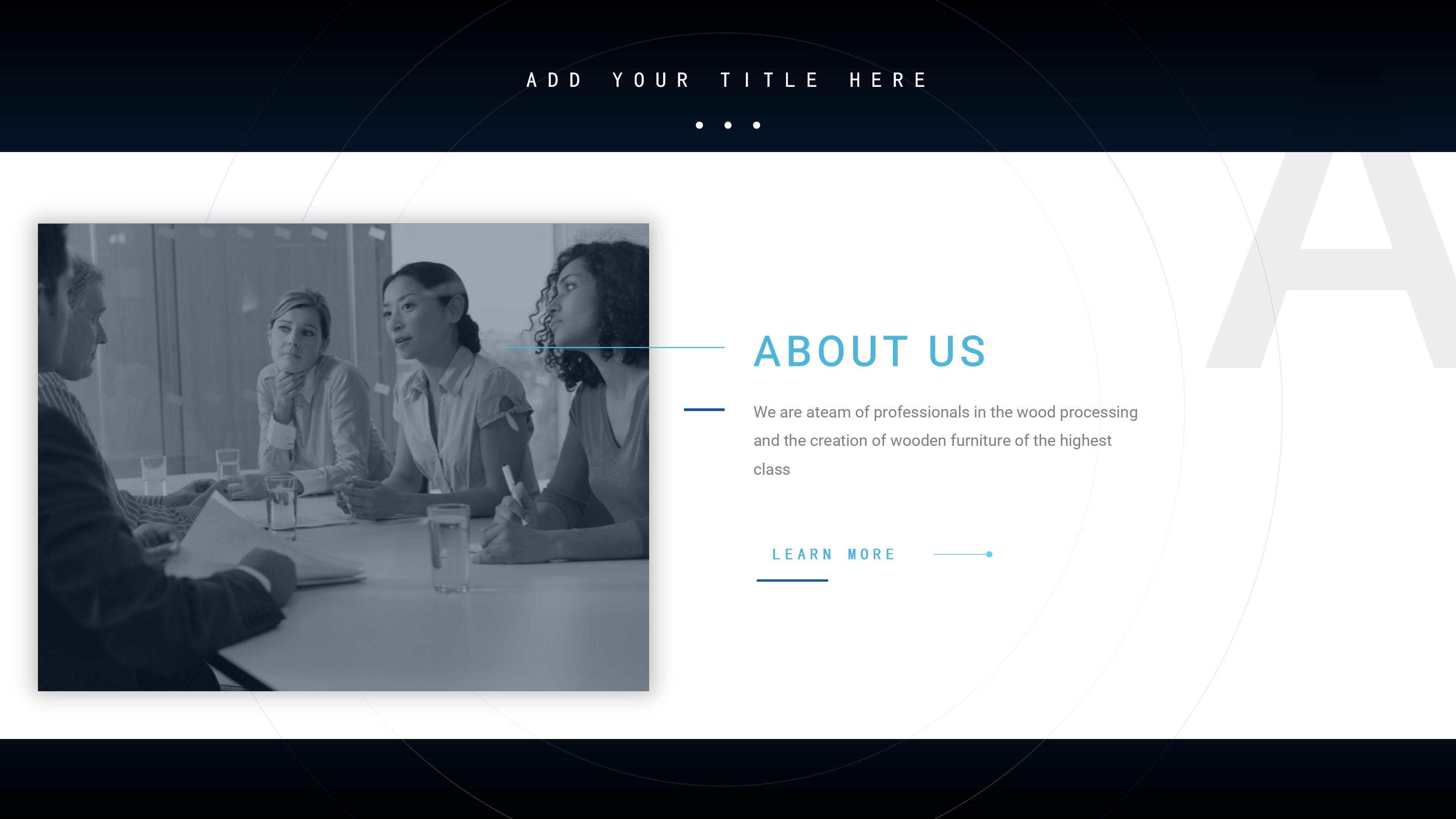 时尚炫酷星空微立体风公司商务通用PPT模板