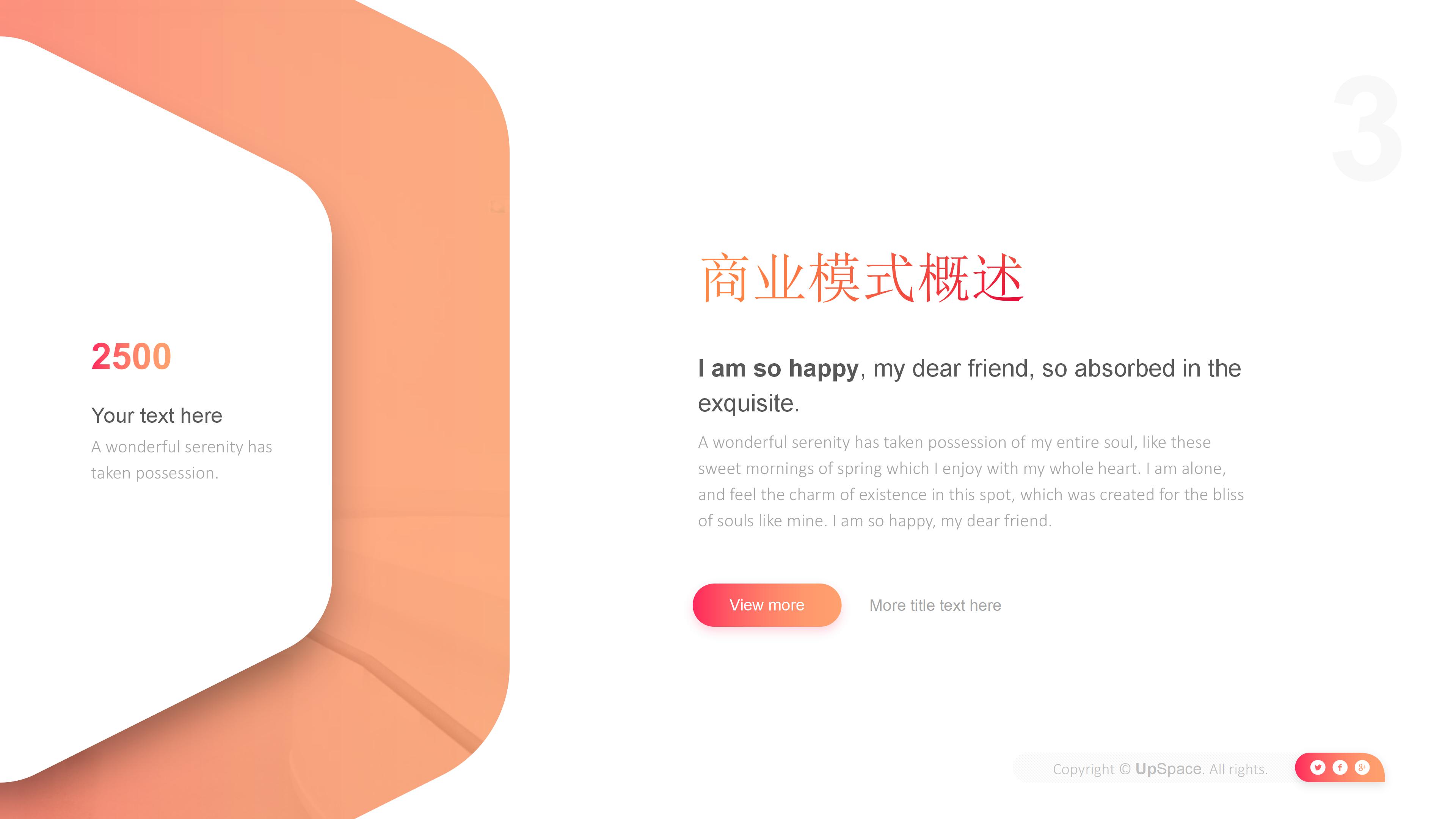 现代活力渐变微立体风商业计划书PPT模板