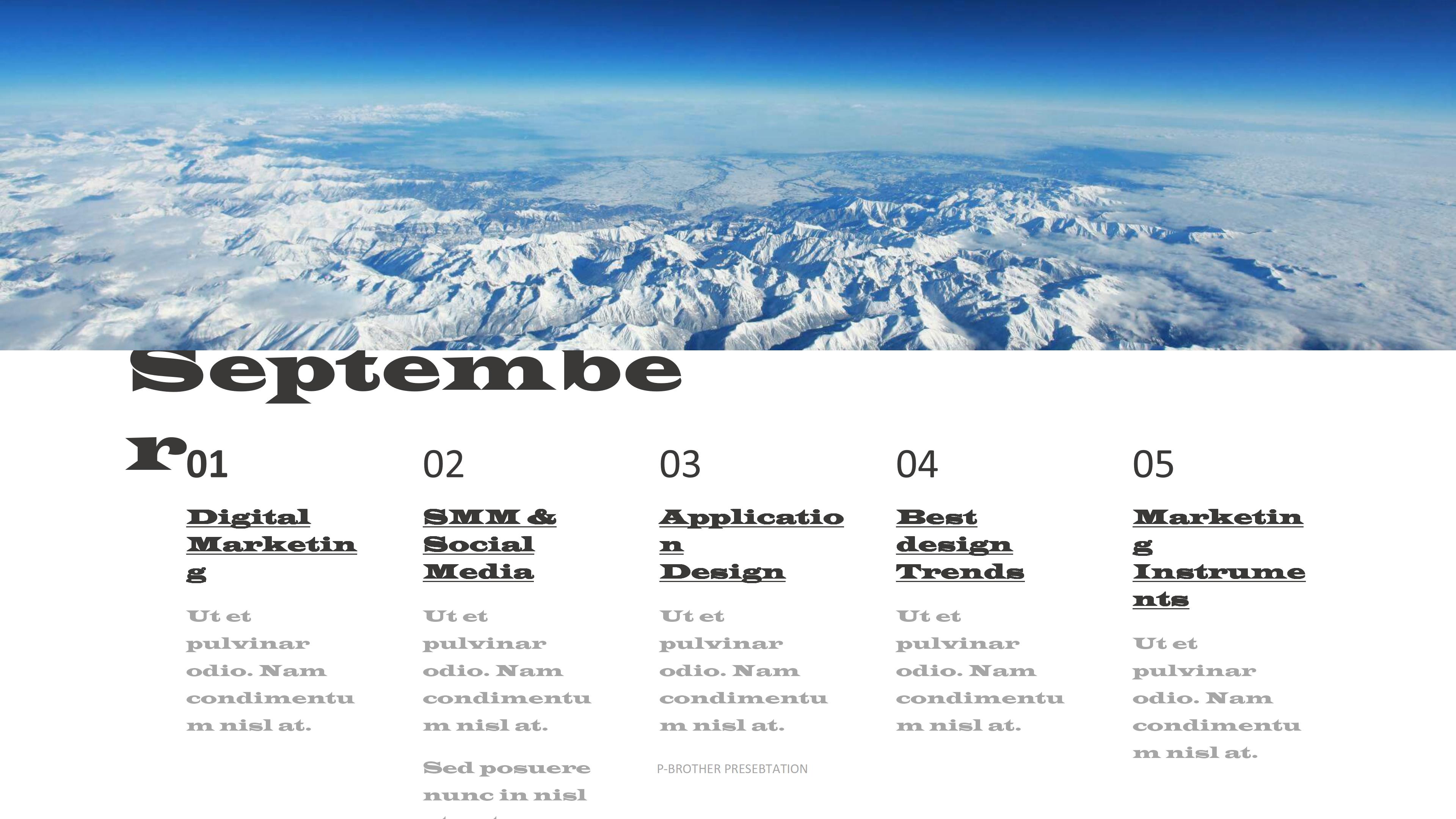 时尚现代欧美排版杂志风商务通用PPT模板