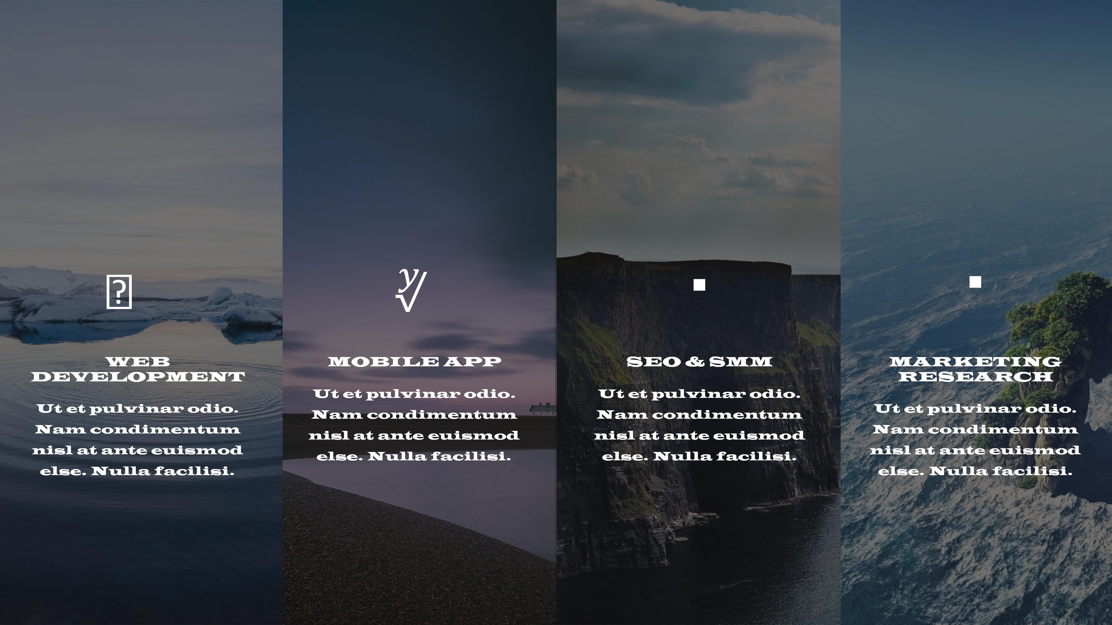 时尚现代欧美排版杂志风商务通用PPT模板