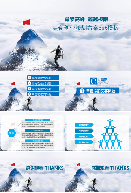 美食创业策划方案ppt模板