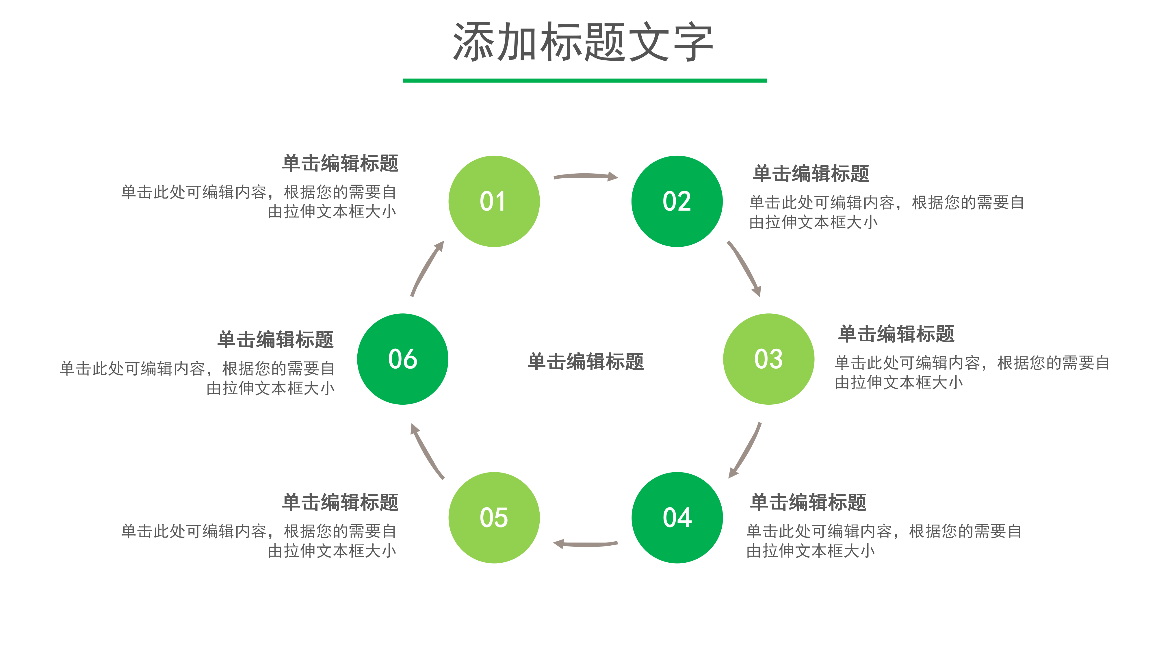 绿色小清新年终工作汇报总结PPT模板