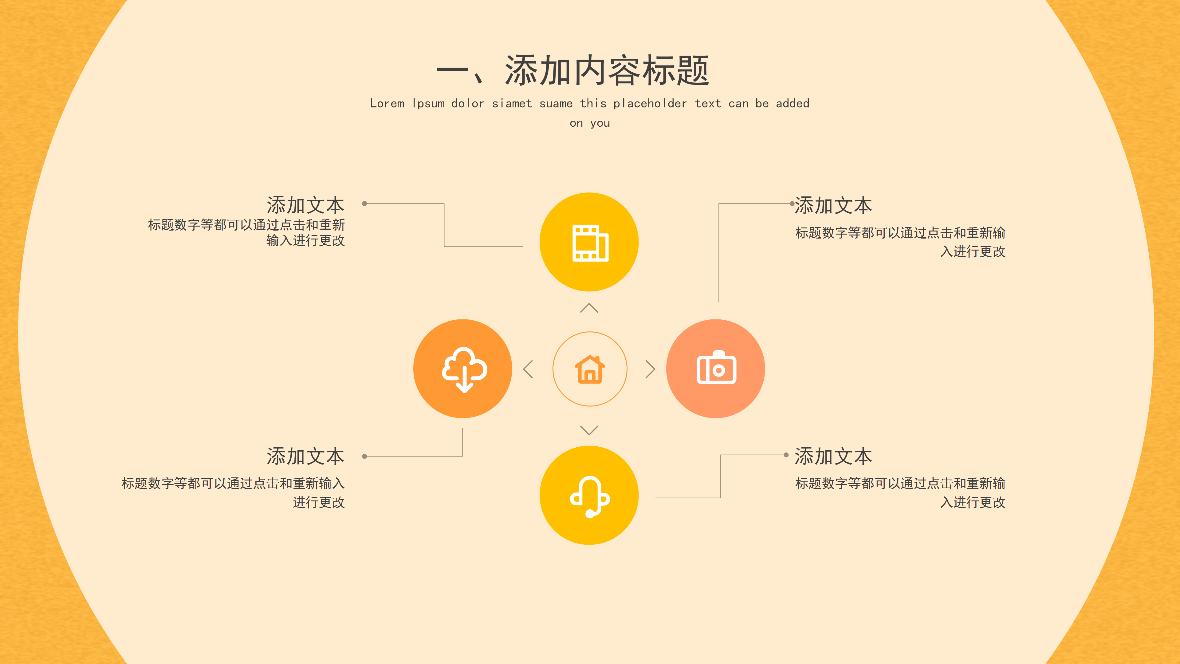 黄色大气中秋节活动策划PPT模板