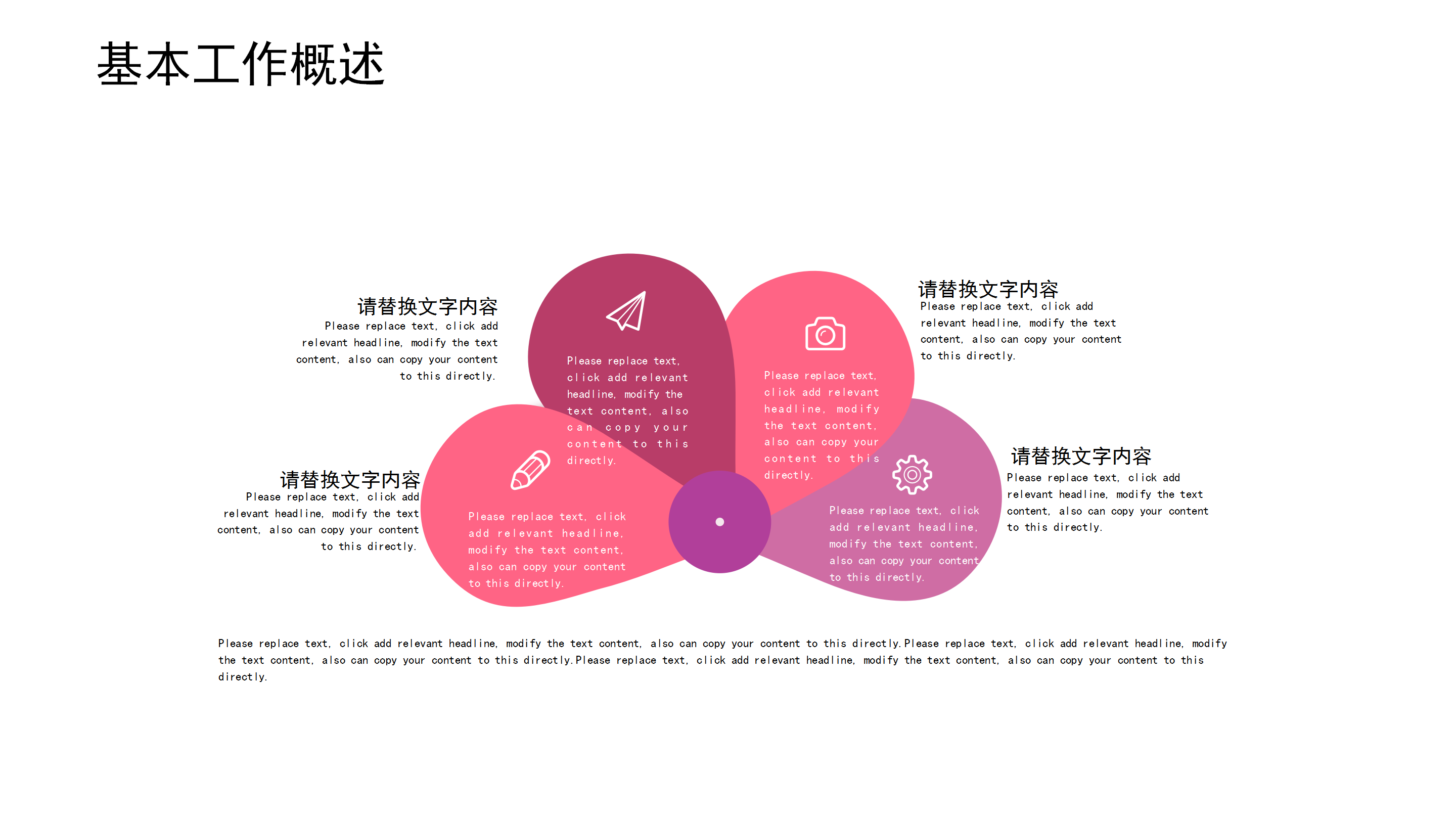 创意简约清新岗位竞聘PPT模板