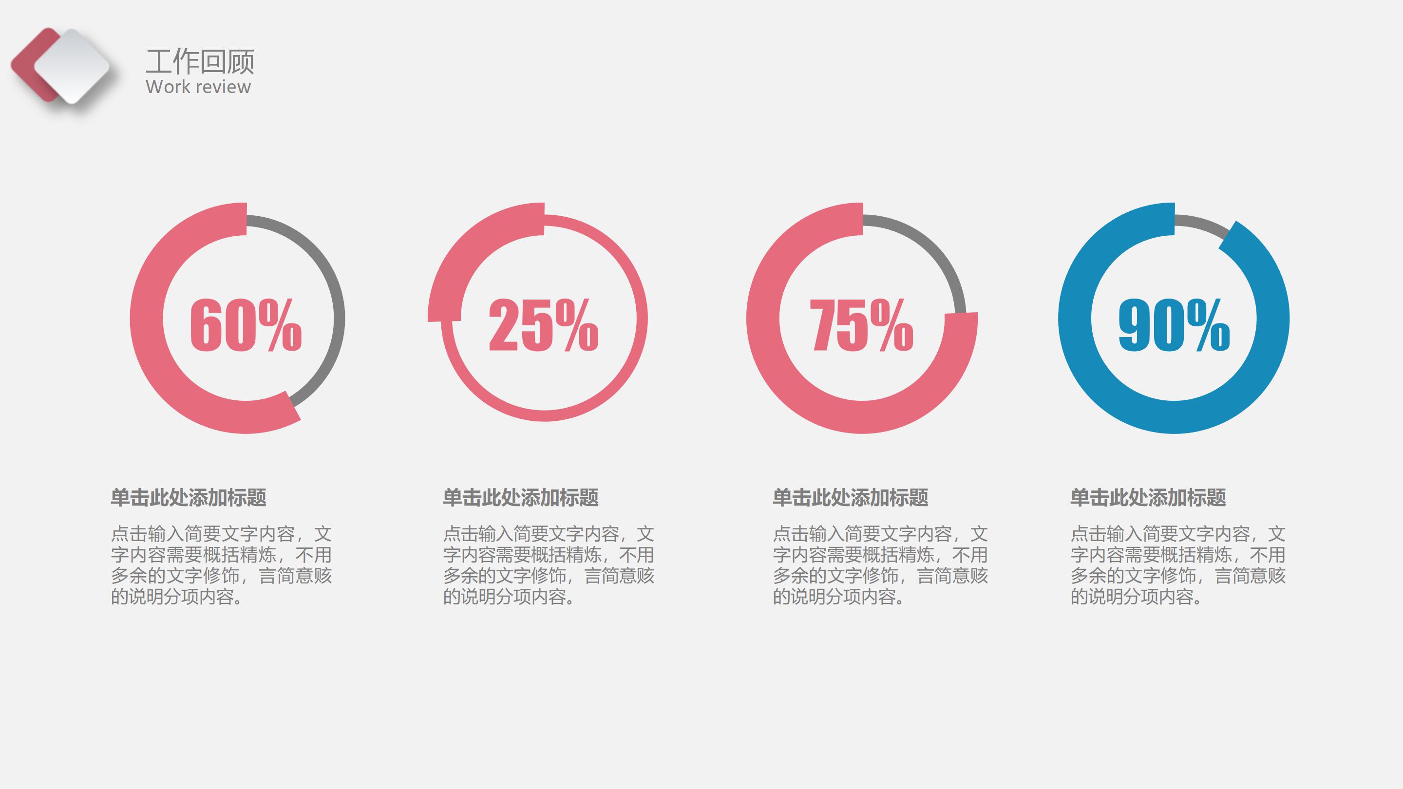 物业客服主管述职ppt模板