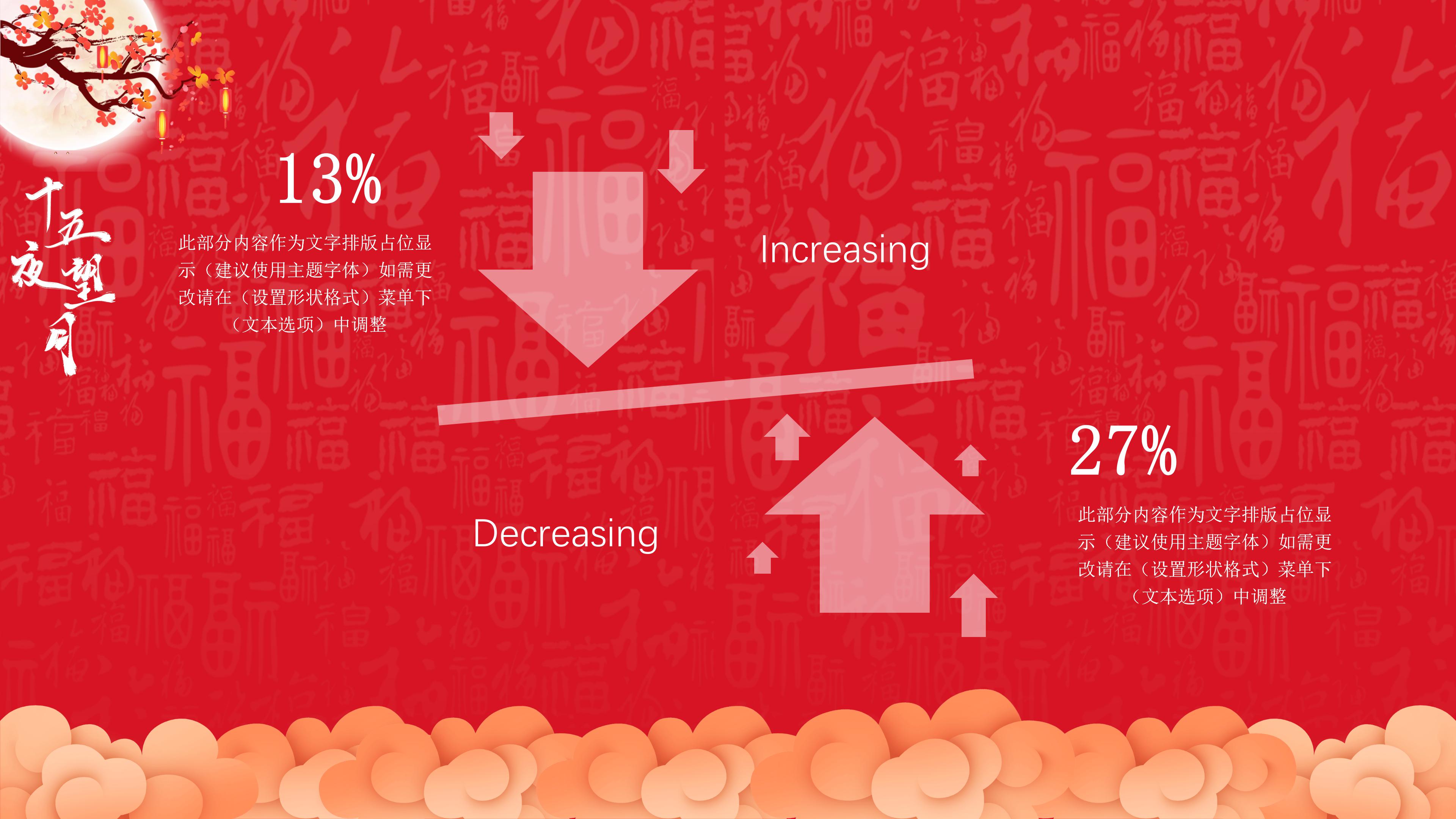 喜庆现代插画风中秋节活动策划PPT模板