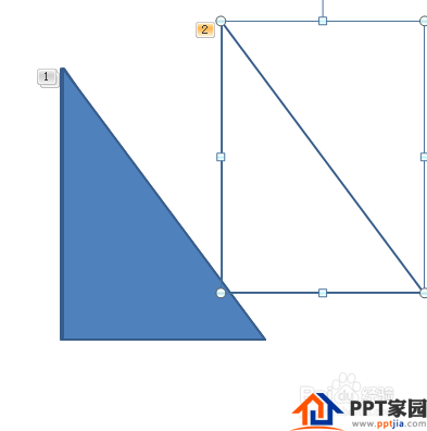 ppt如何画一个轴对称图形的旋转动画