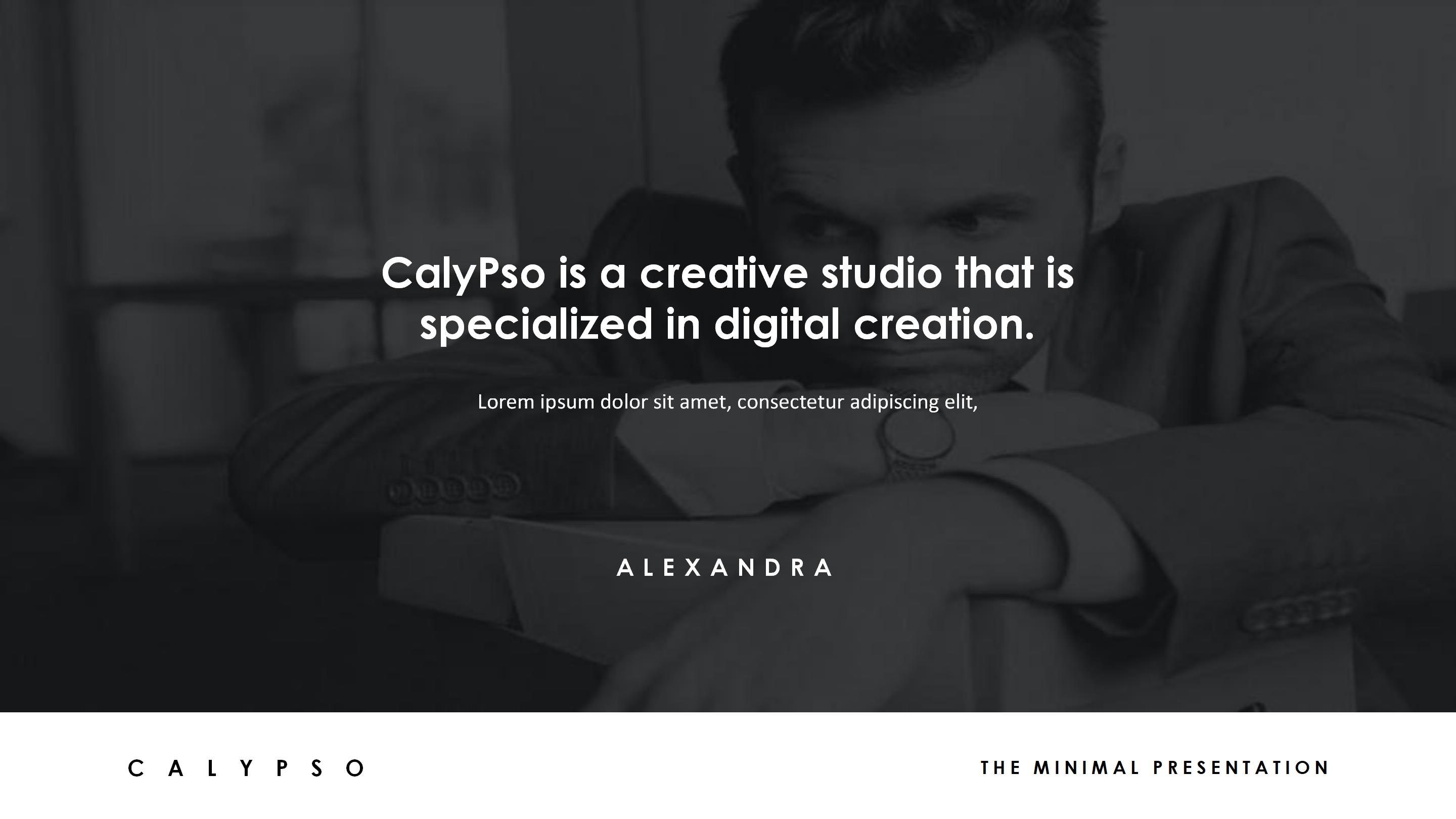 时尚现代黑白欧美杂志风商务通用PPT模板