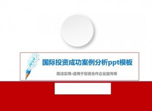 国际投资成功案例分析ppt模板