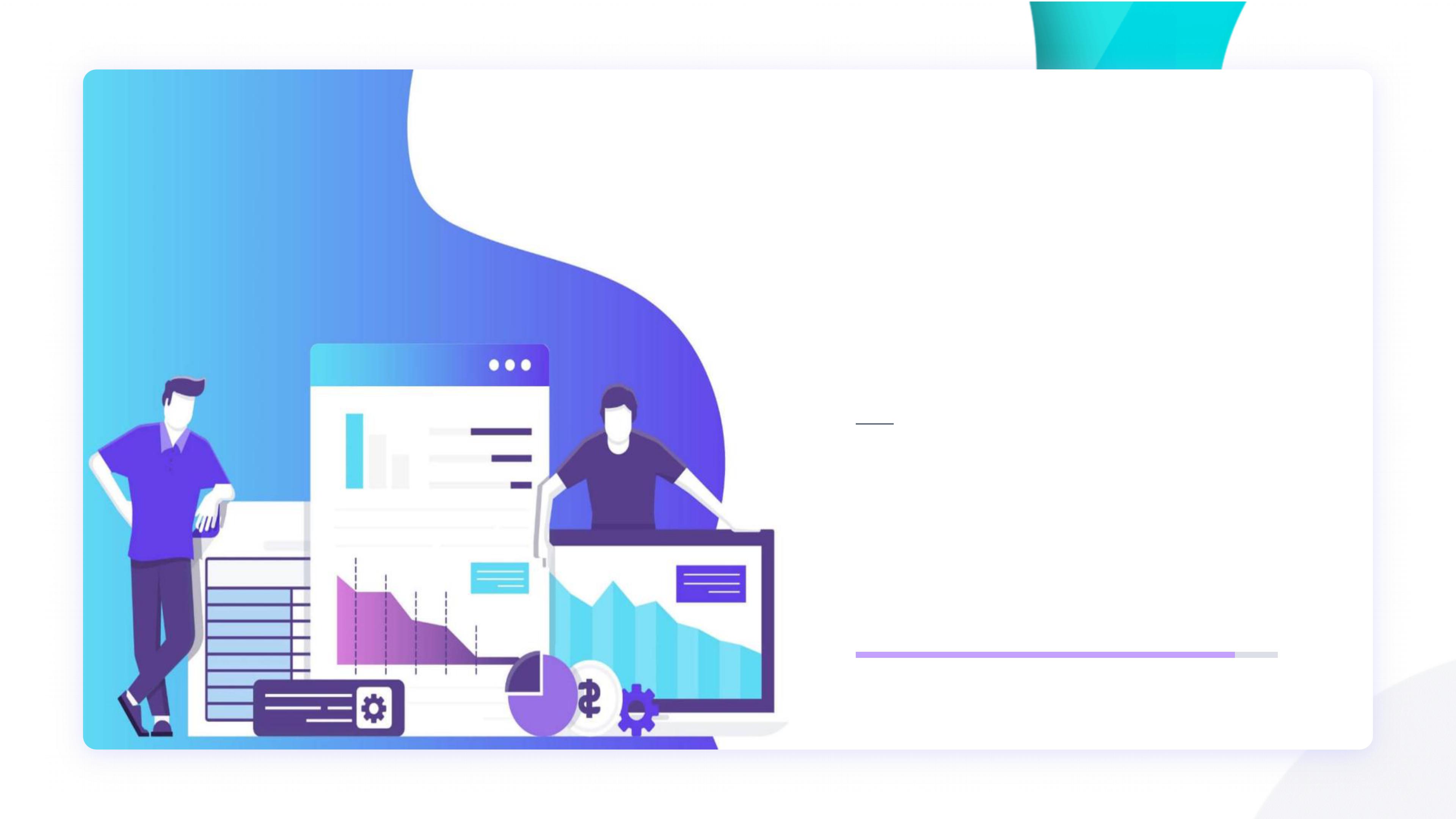 创意扁平渐变风背景商务通用PPT模板