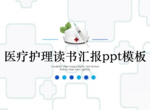 医疗护理读书汇报ppt模板