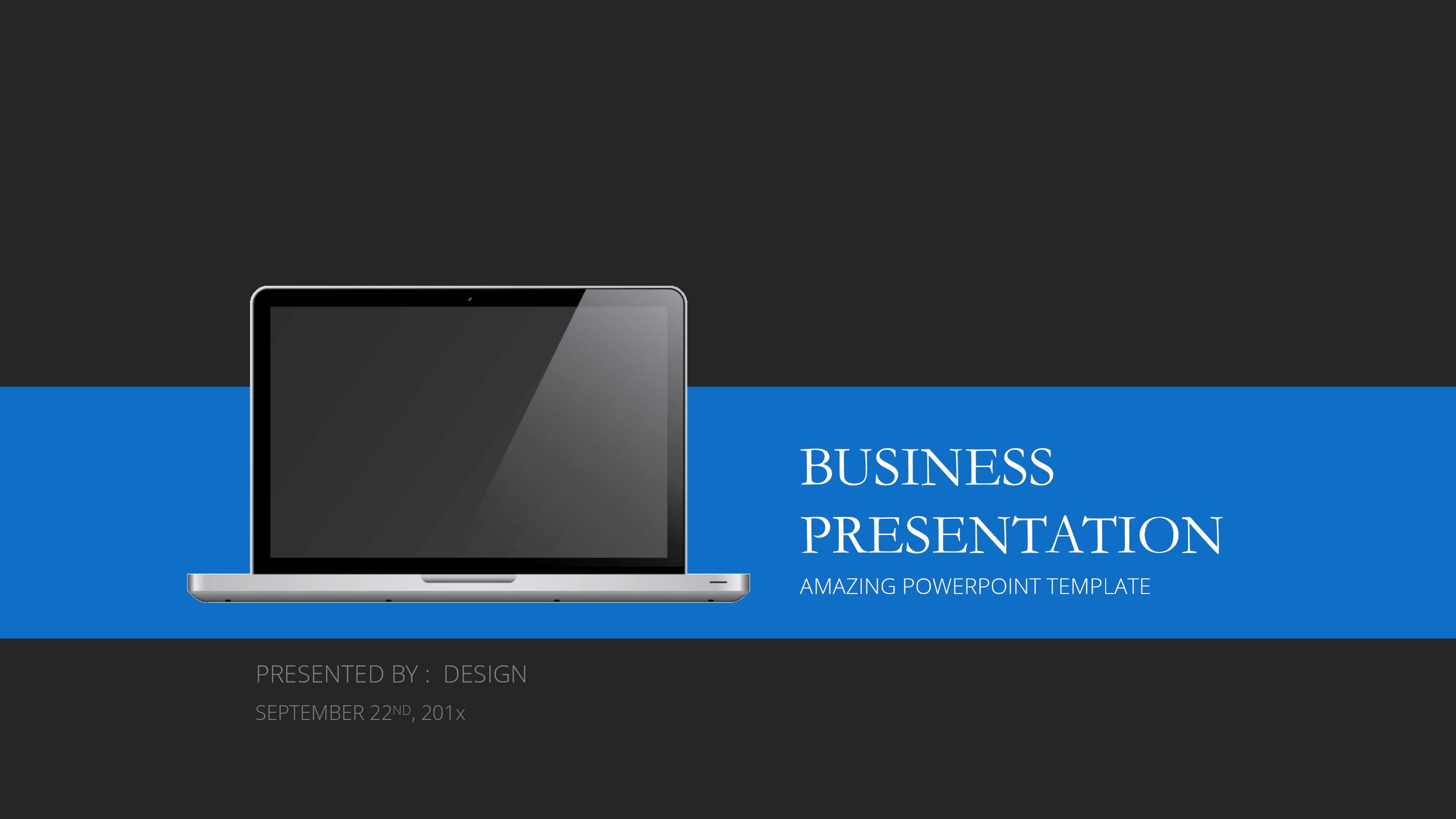 现代简约雅致欧美风公司商务通用PPT模板