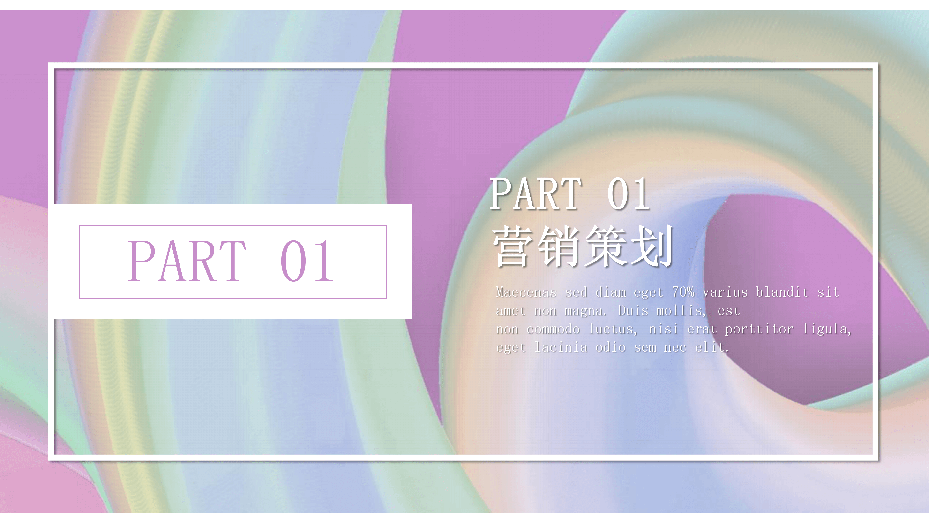 大气商务项目合作方案PPT模板