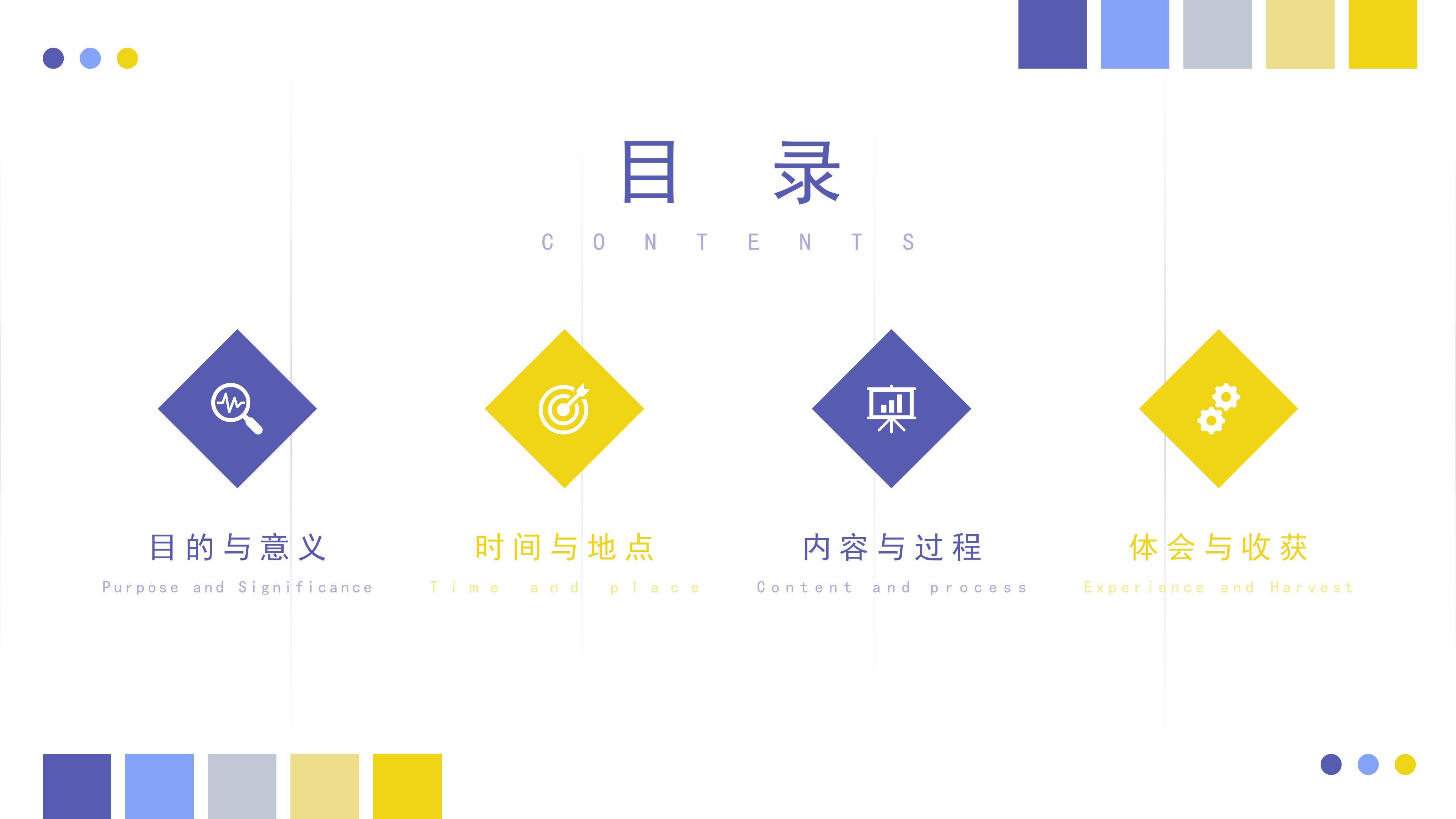 现代简约风大学生社会实践报告PPT模板