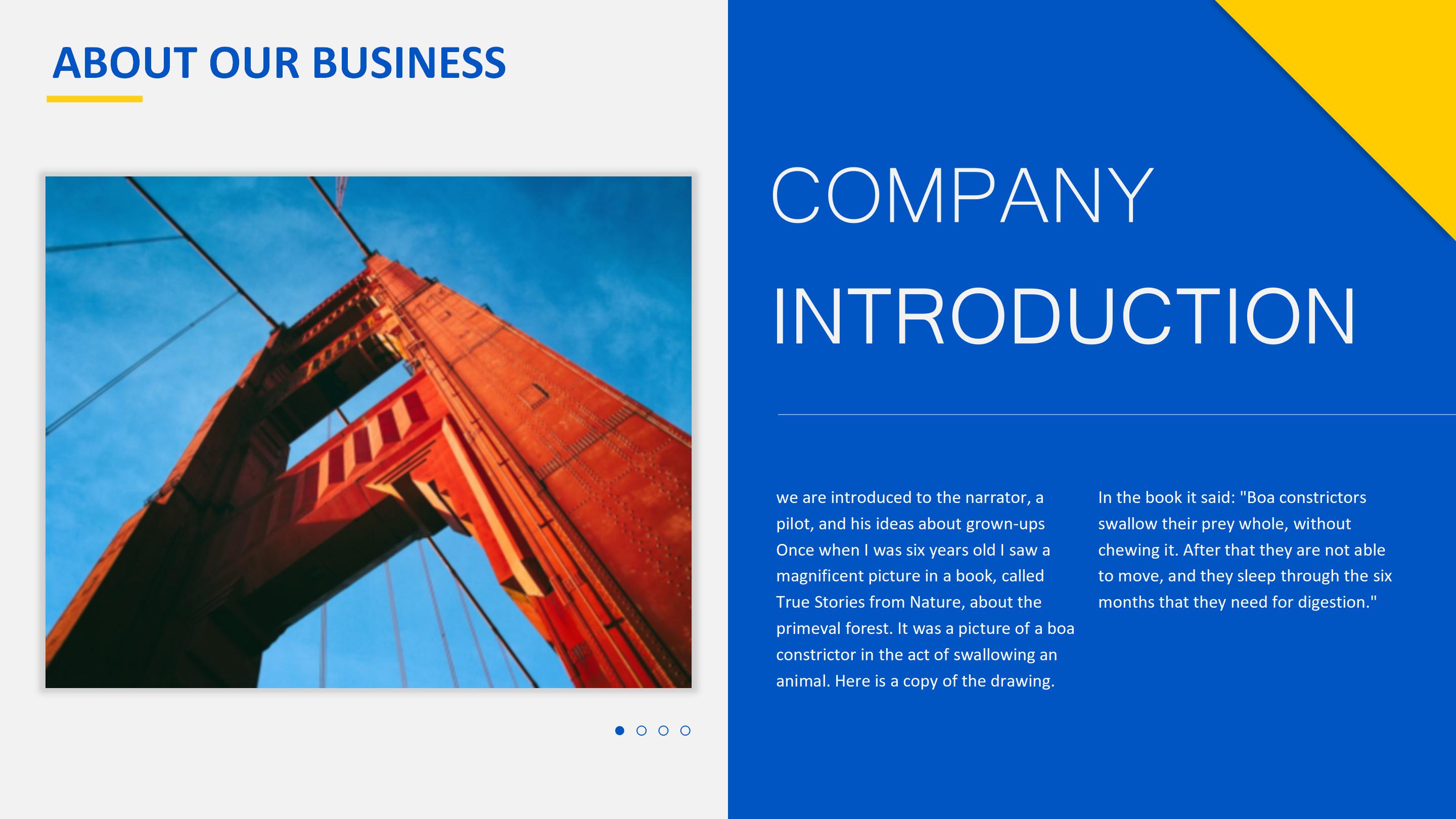 北欧风格冷色调ppt模板