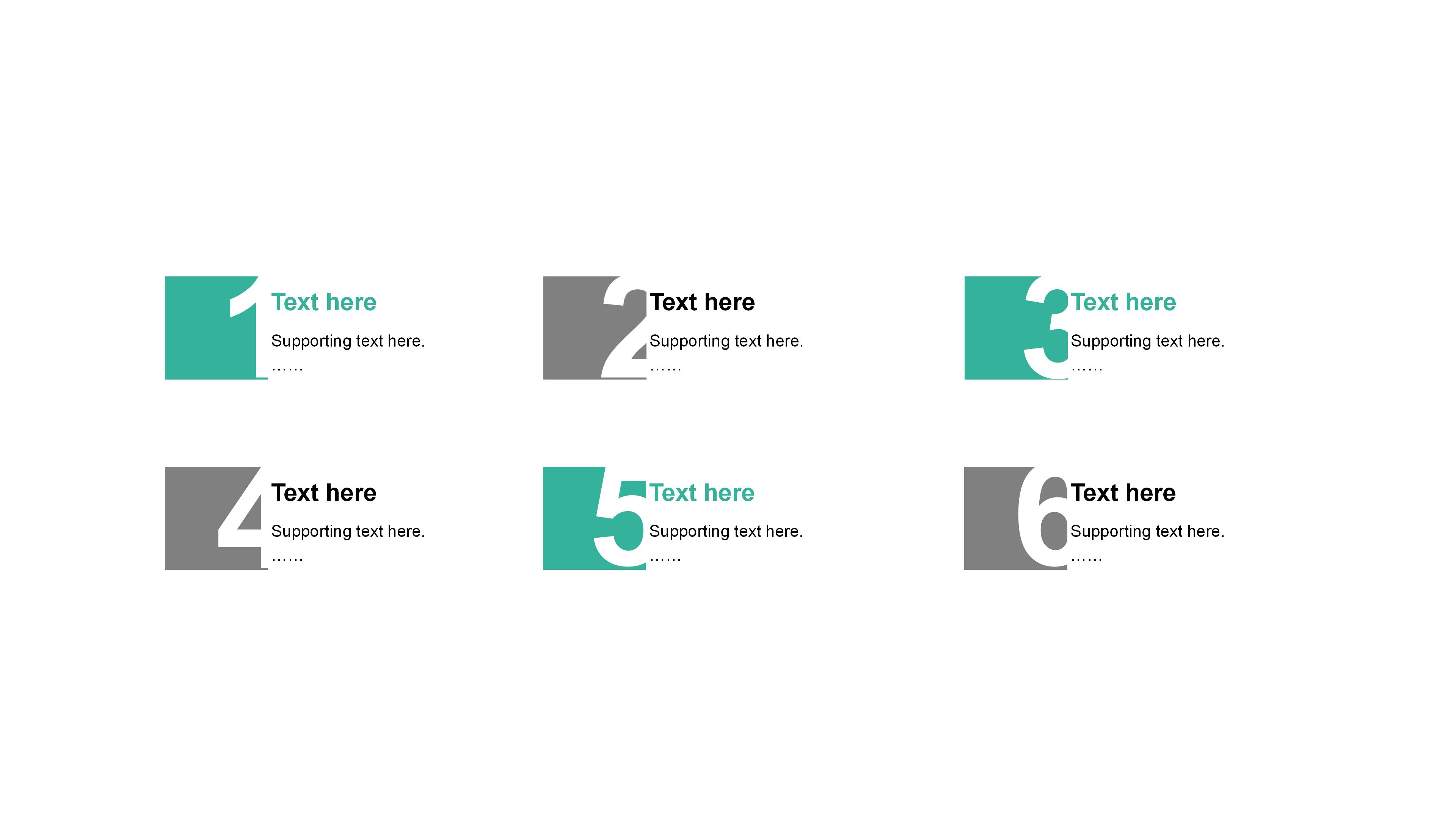 清新绿色几何风商务主题通用PPT模板