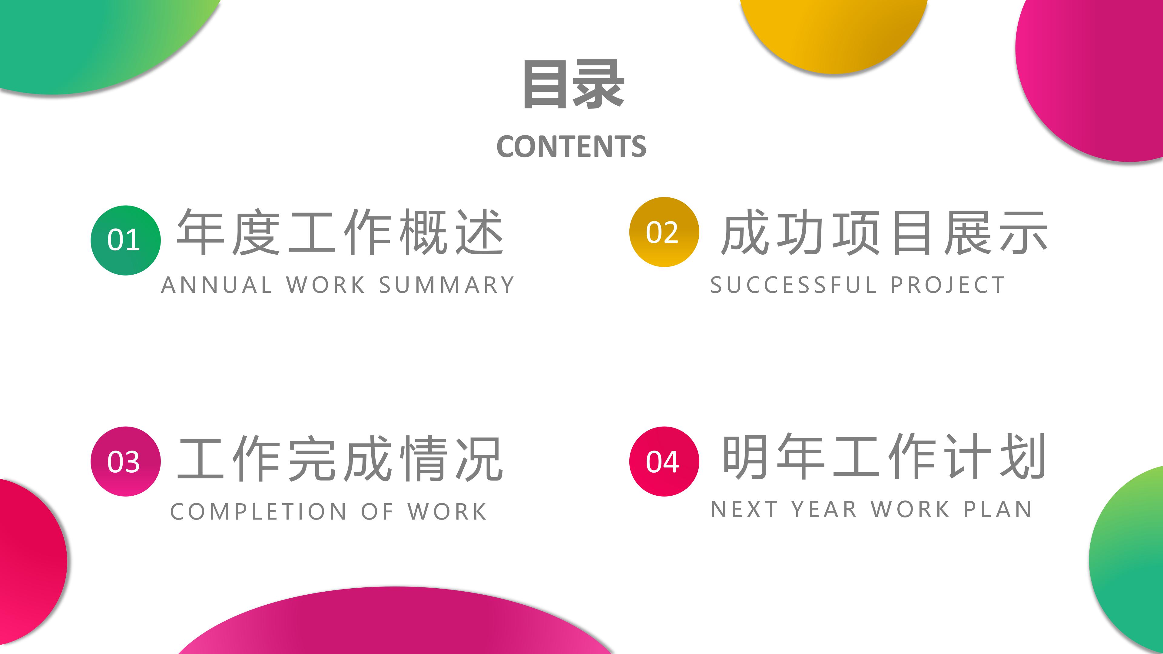 时尚多彩微立体风工作总结计划PPT模板