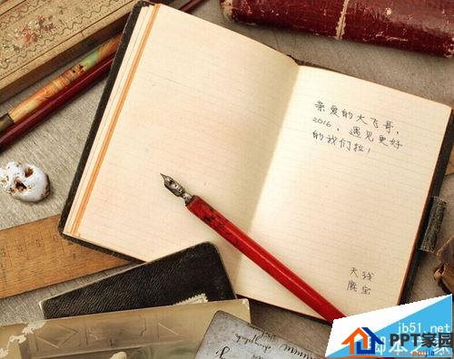 不能不知道!ppt怎么制作逼真的纸上写字效果的图片?