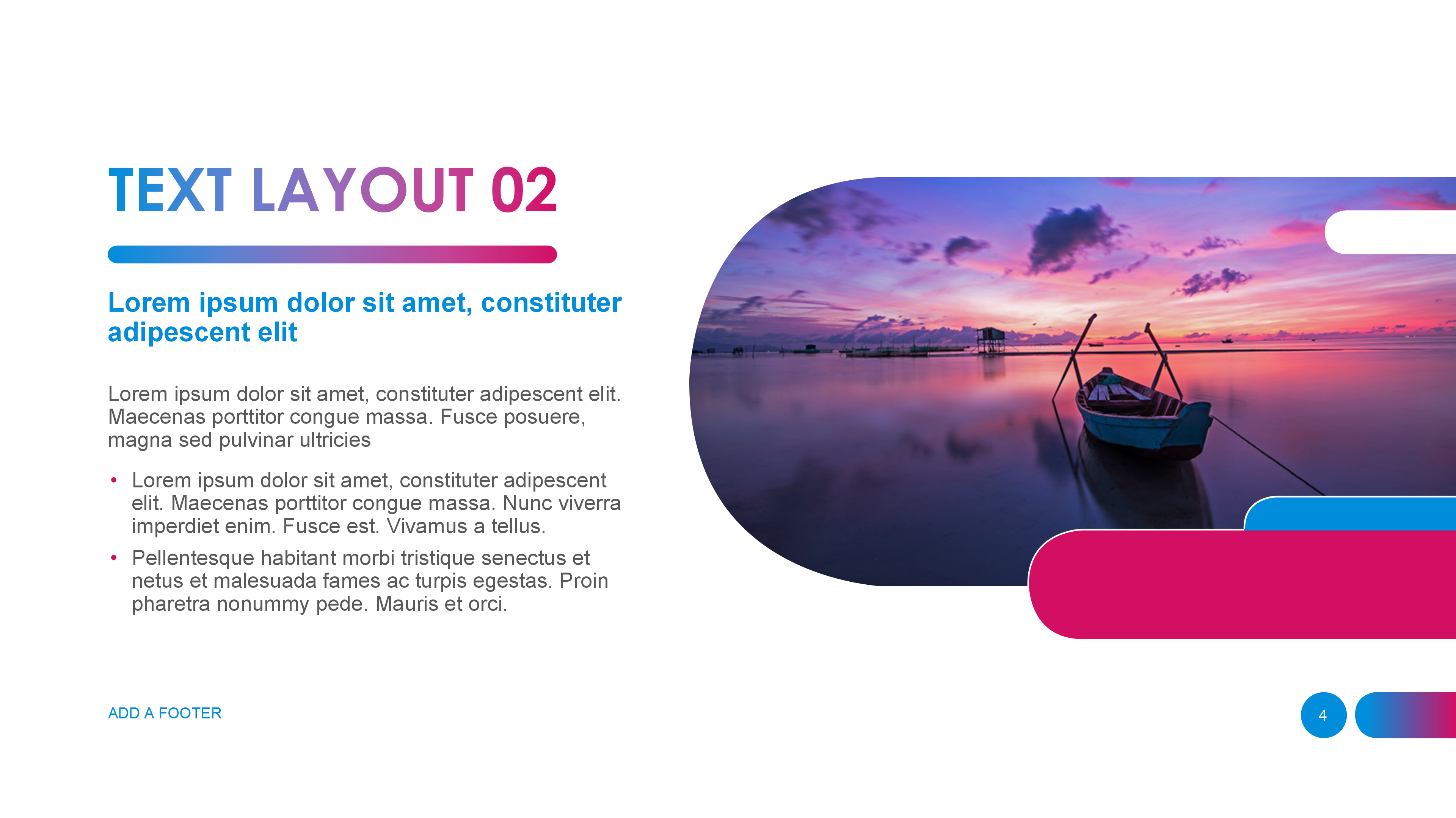 蓝紫色大气时尚旅游风景展示PPT模板