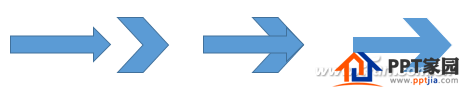 PPT如何制作出箭头图案