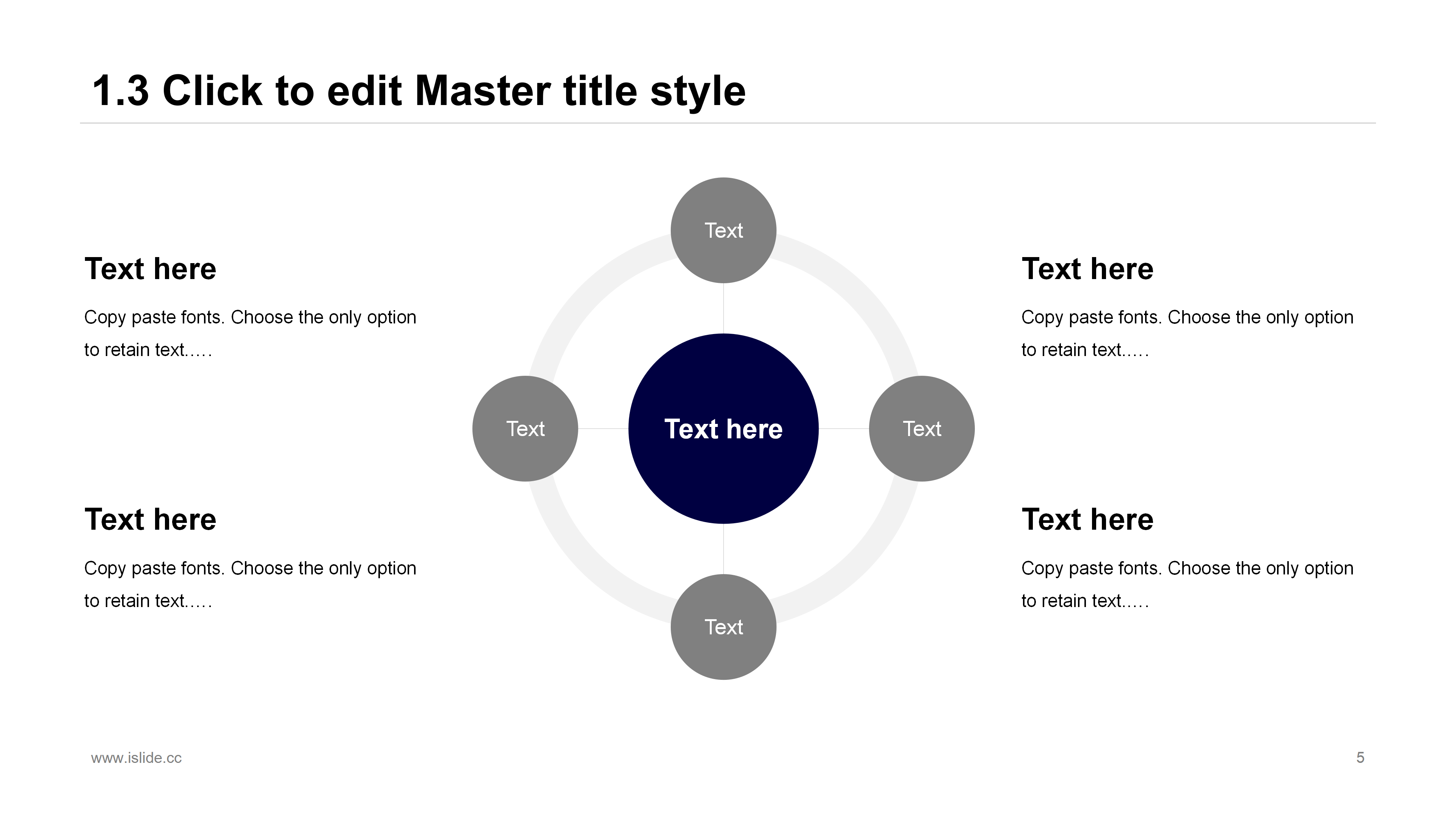 大气深蓝科技感信息化商务PPT模板