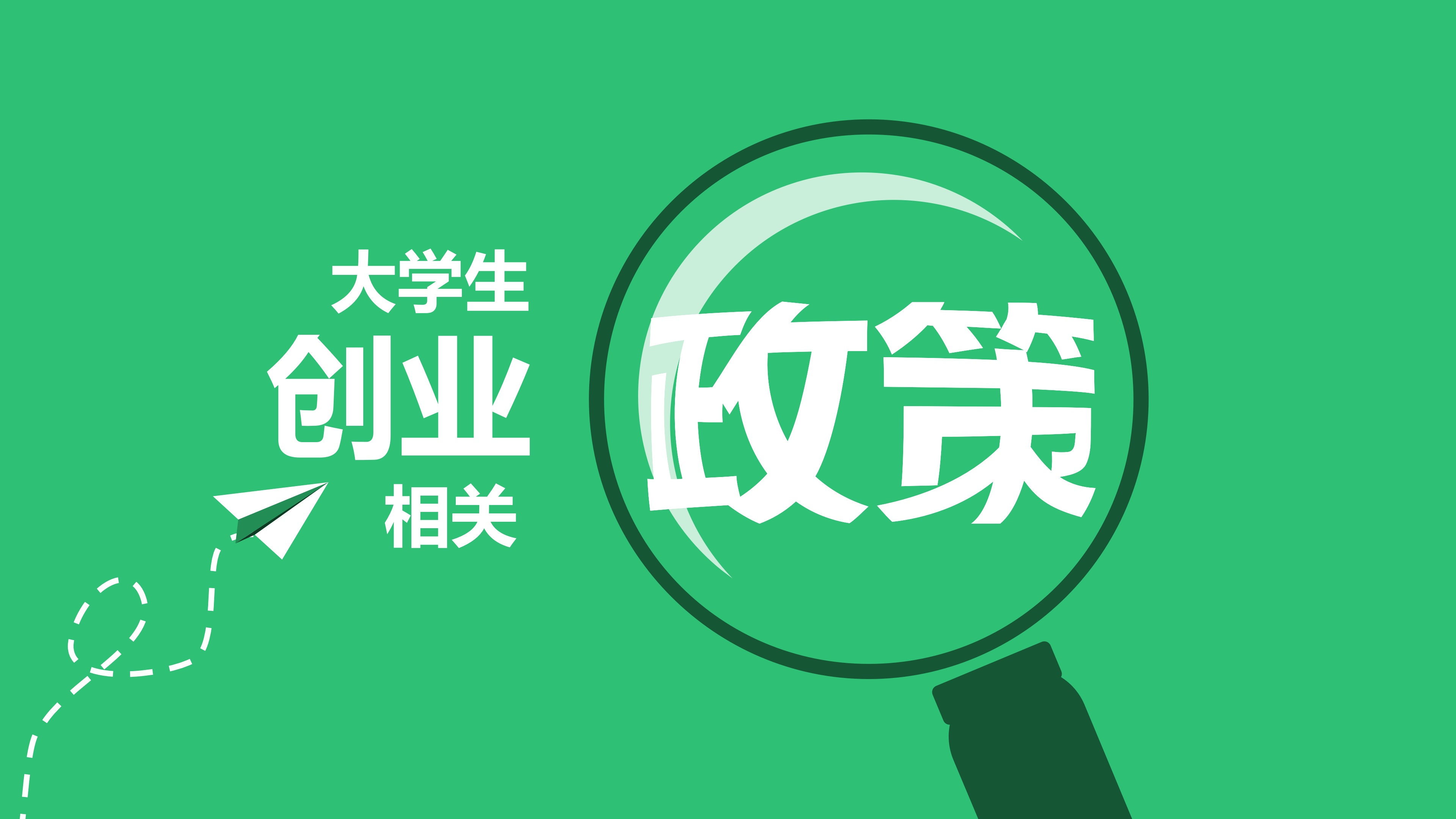 大学生创业政策计划书PPT模板