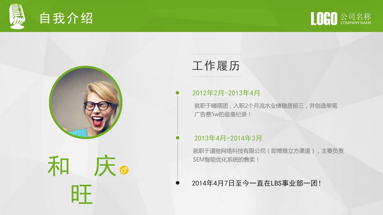 商务竞聘演讲演说PPT模板