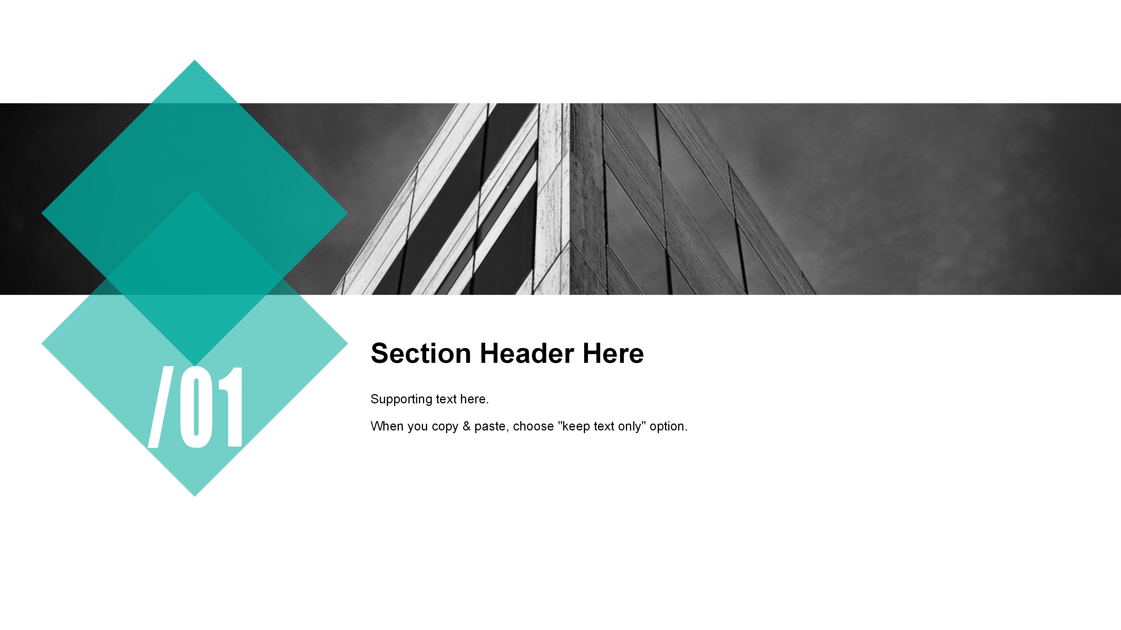 时尚简洁几何风公司工作汇报PPT模板