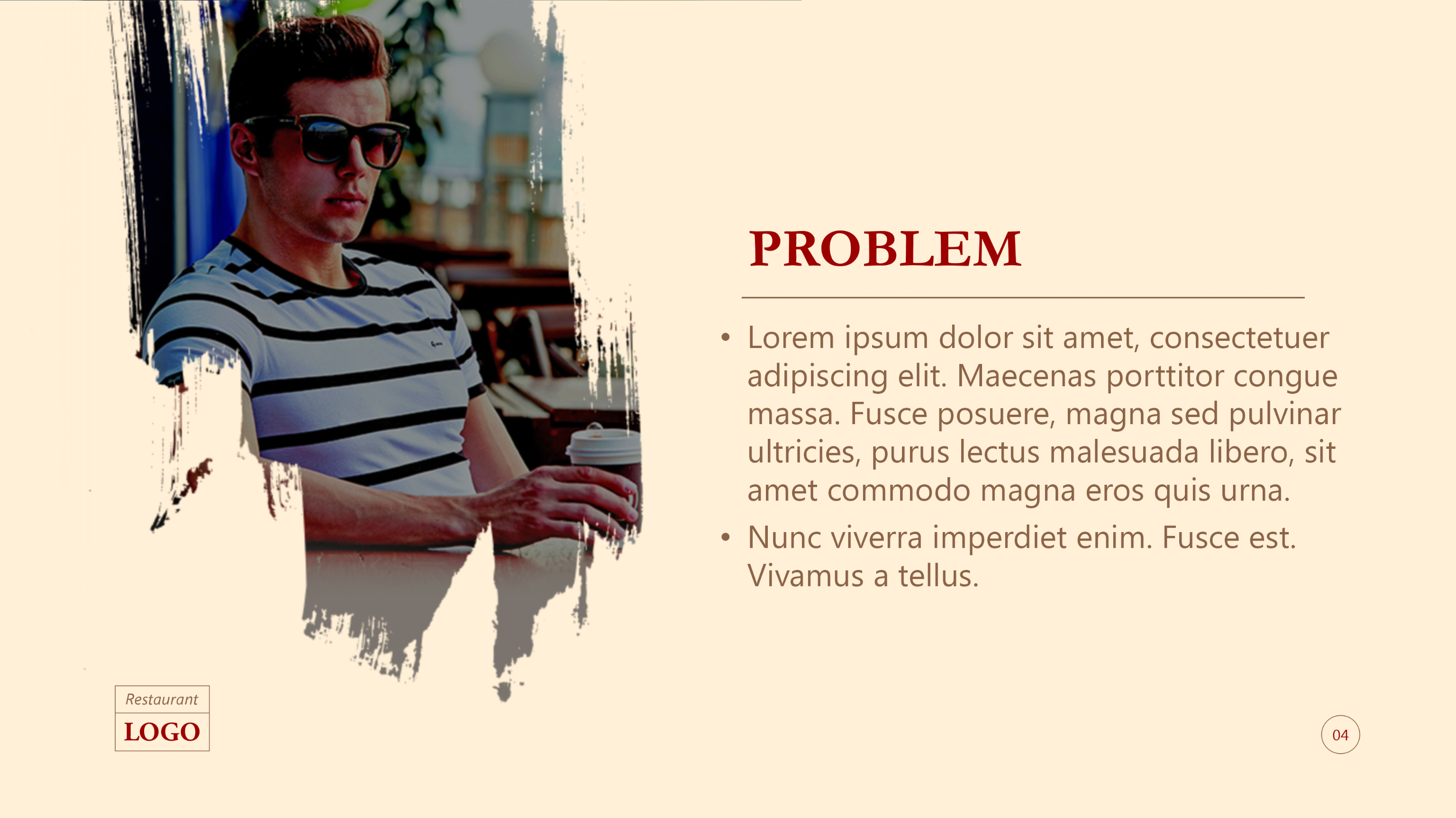 淡雅油墨粉刷精美PPT模板