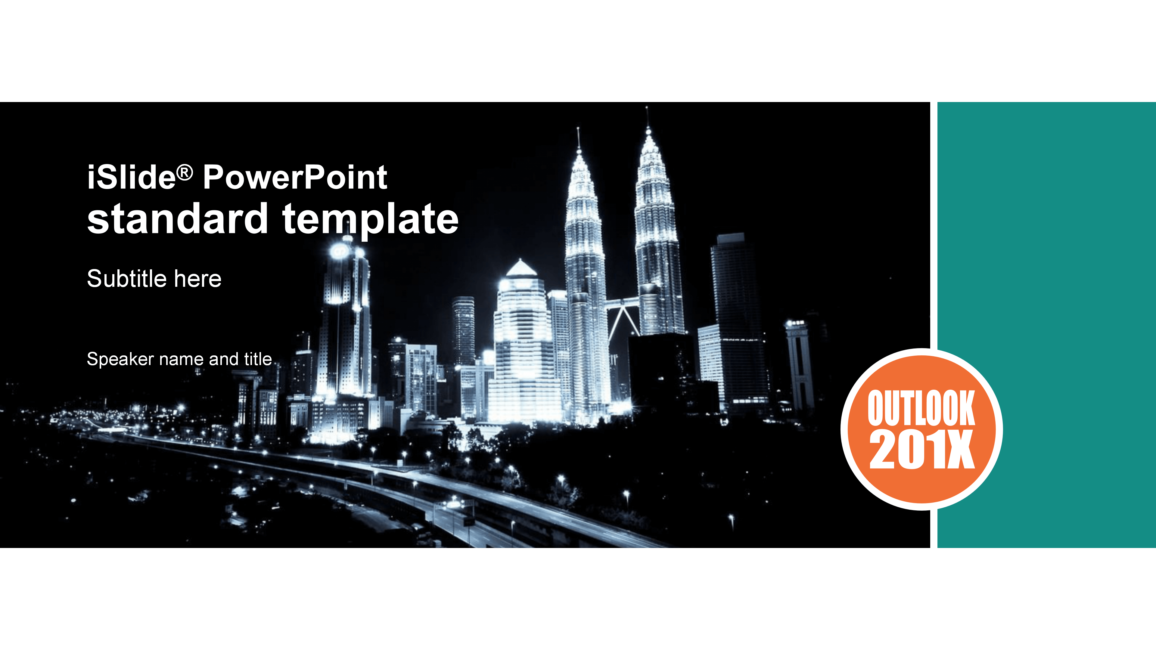 现代大气商务总结报告PPT模板