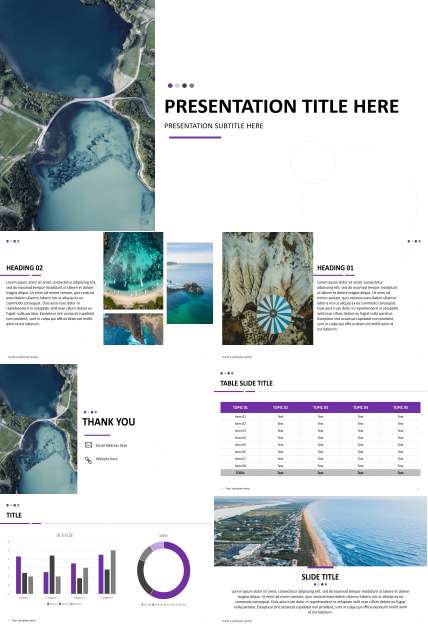 精品旅游图文PPT模板