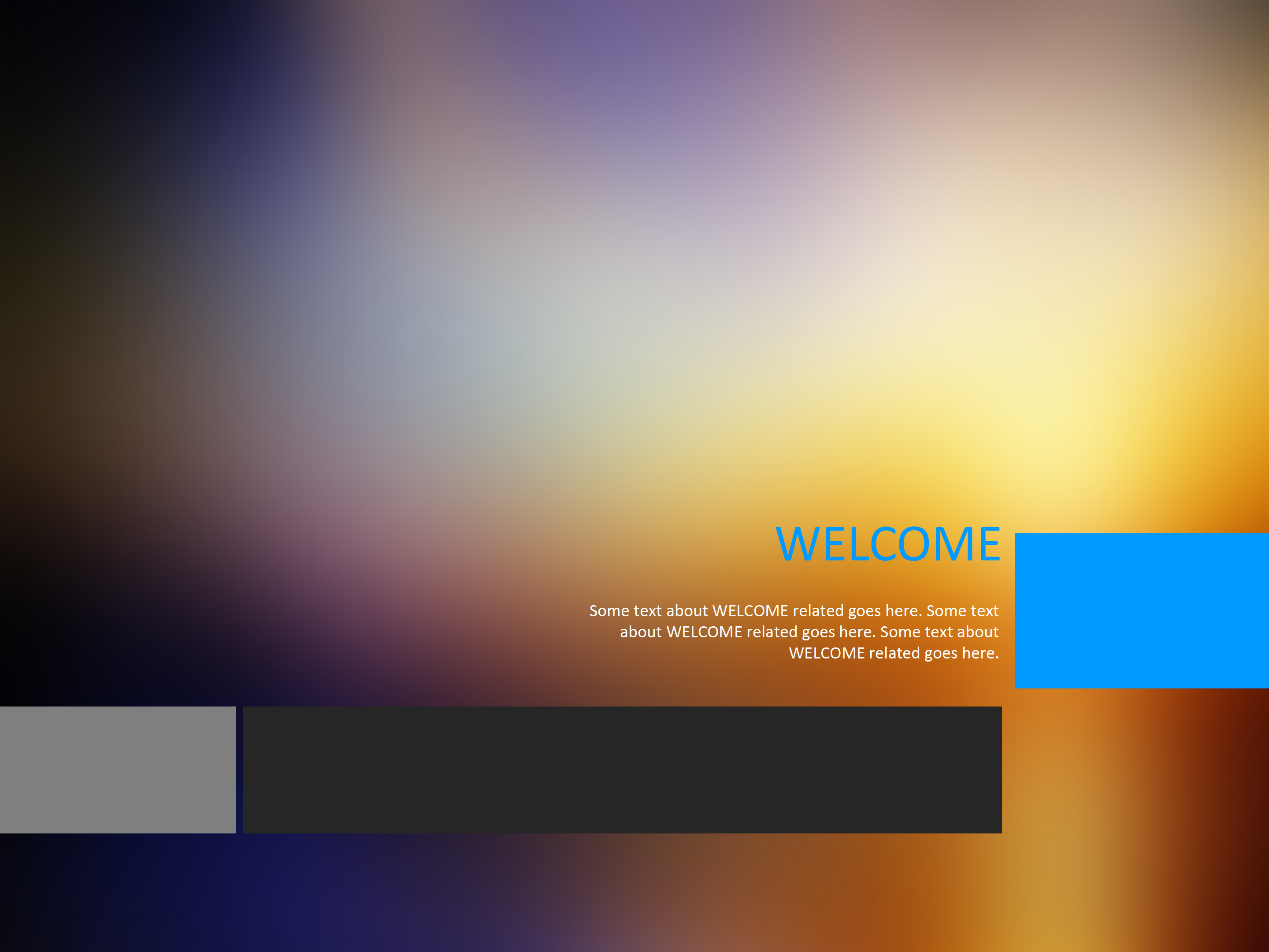 简约IOS风渐变色PPT模板